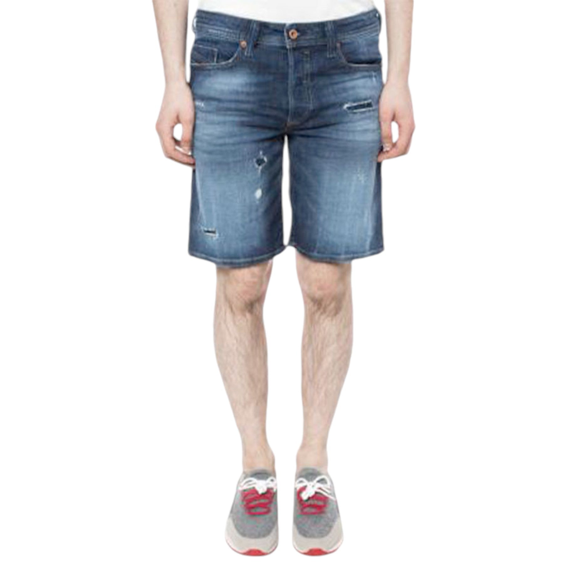 DIESEL BUSTSHORT 084QT Mens Denim Shorts DNA Stretch Casual Summer Beachwear W31