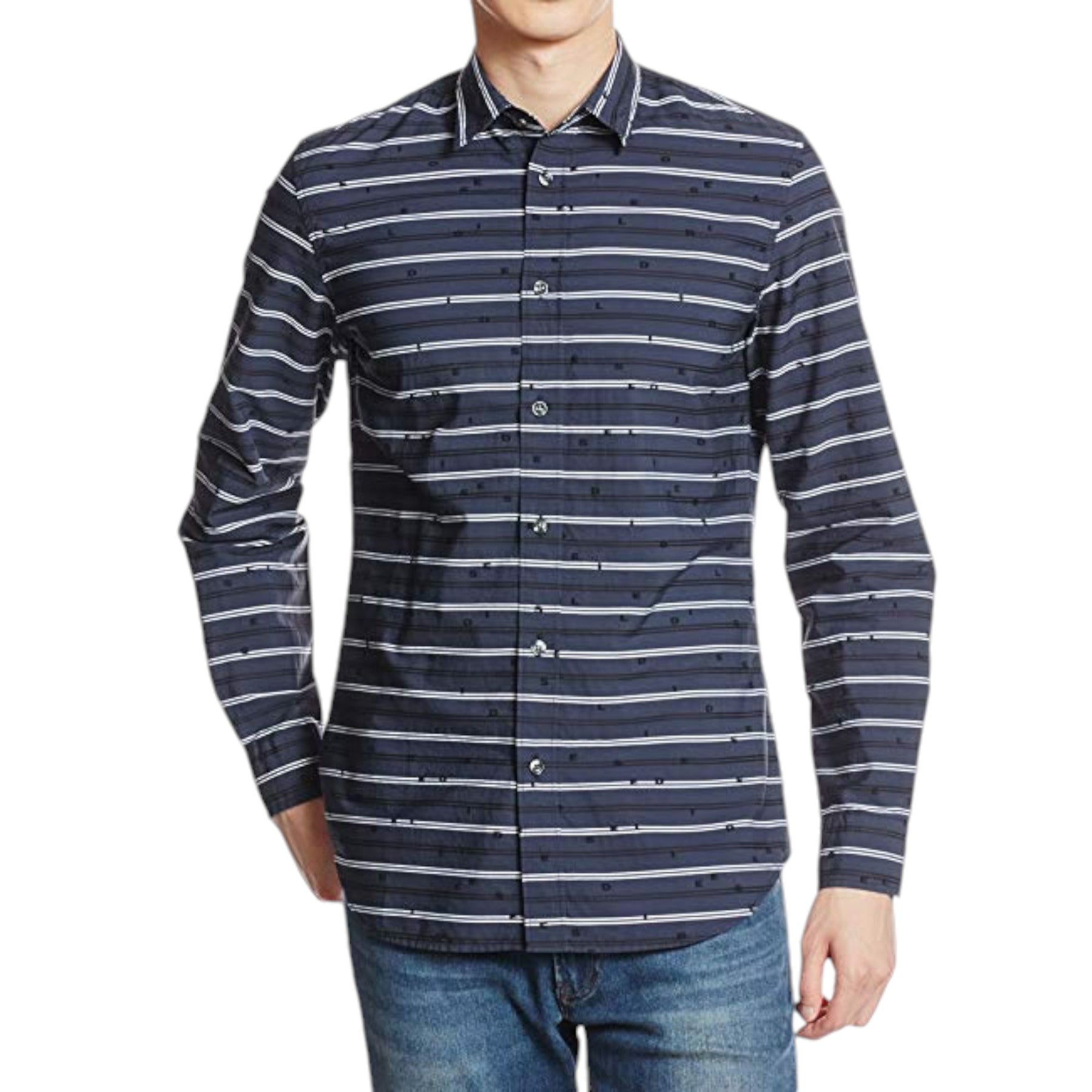 DIESEL S DECLINE 0NAKX Mens Shirts Long Sleeves Slim Fit Casual Summer Top S M L