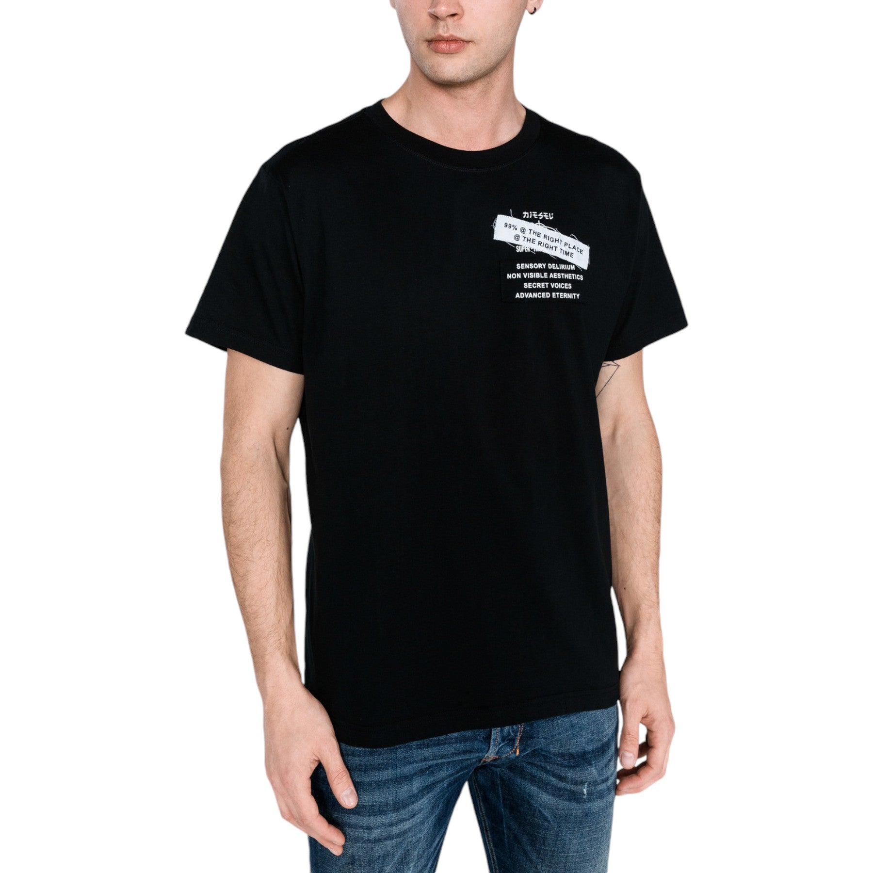 DIESEL T DIEGO WAL Mens T Shirt Short Sleeves Crew Neck Casual Cotton Summer Tee