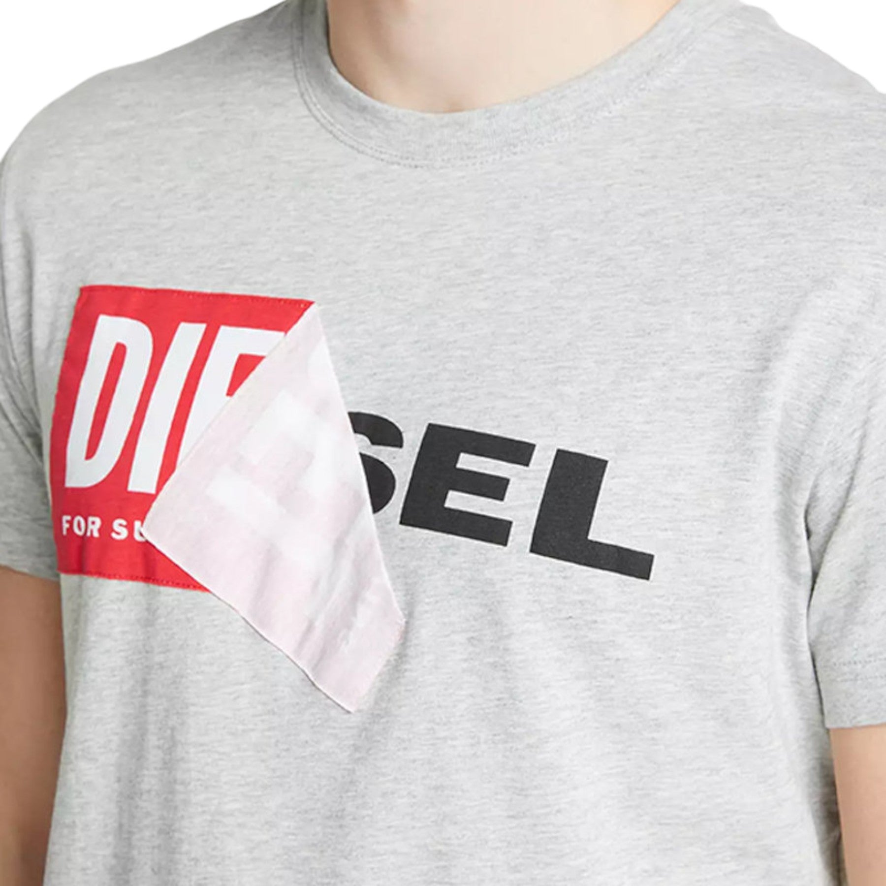 DIESEL T DIEGO QA Mens T Shirt Short Sleeve Crew Neck Slim Fit Casual Cotton Tee