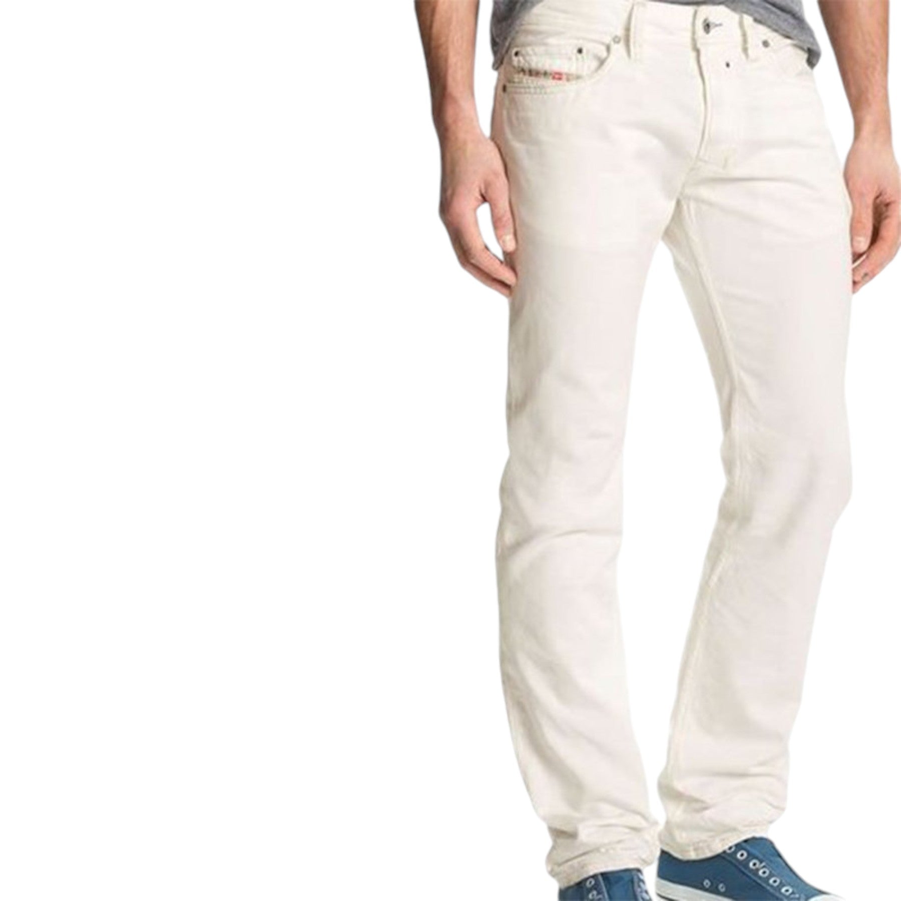 DIESEL SAFADO Mens Denim Jeans Cotton Slim Straight Fit Casual Pants Trouser