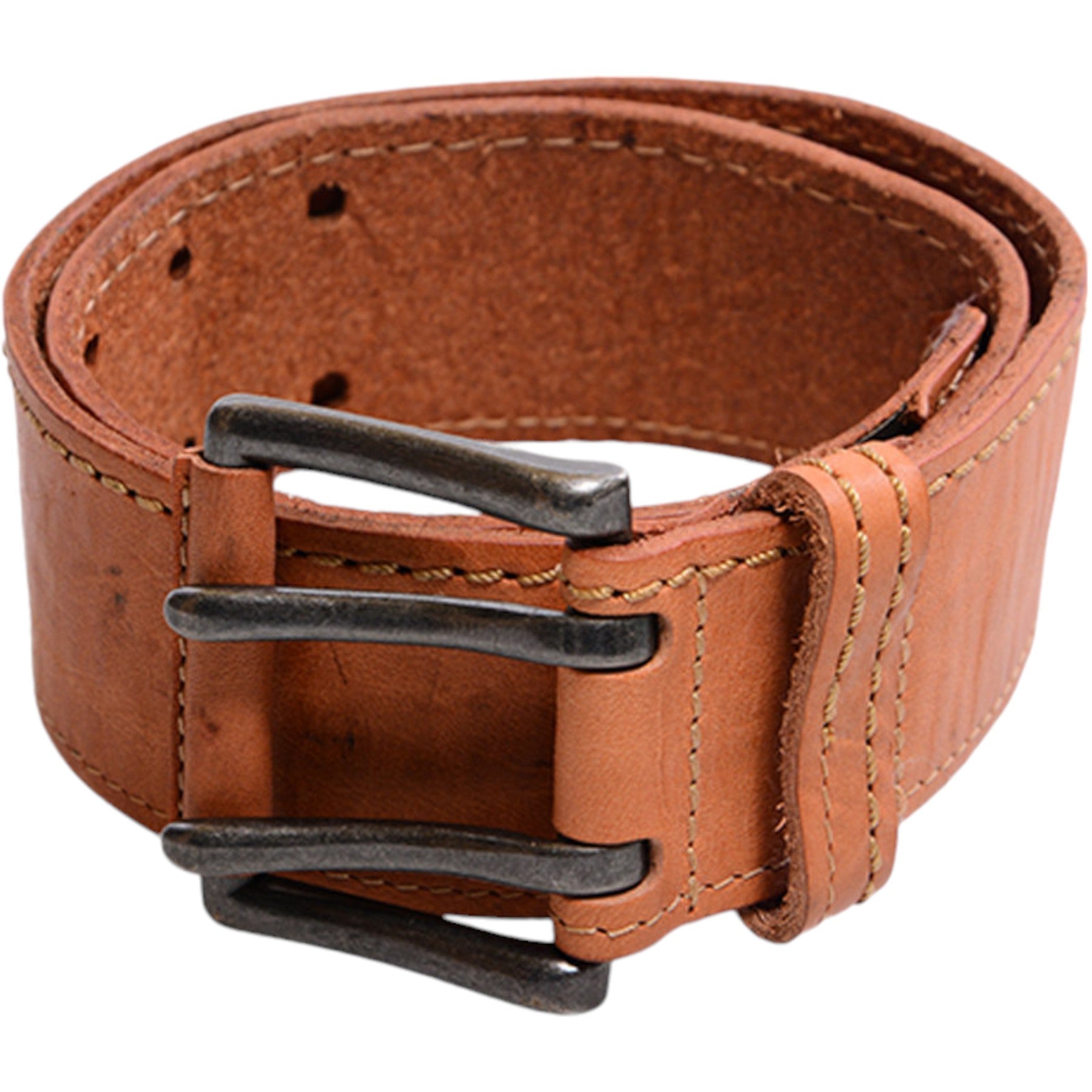 DIESEL 2 BETAS Womens Belts Genuine Cow Leather Vintage Ladies Wide Waist Belts