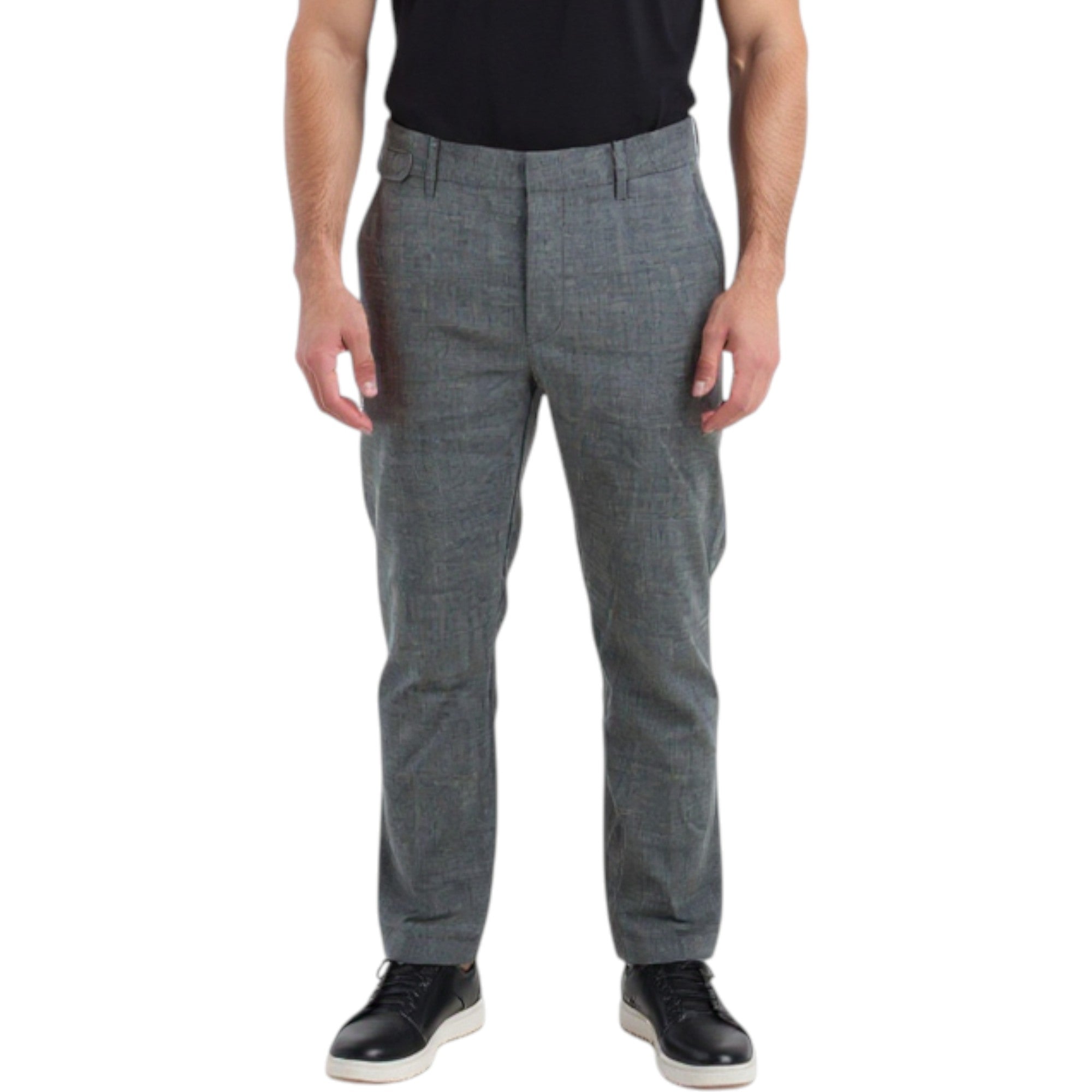 DIESEL POLLUCE Mens Trousers Regular Fit Casual Plain Bottom Grey Formal Pants