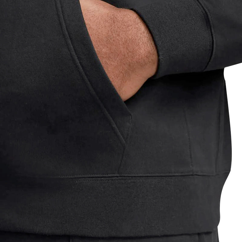 NIKE Club Mens Full Tracksuits Hoodie Joggers Casual Sweat Gym Bottom Black S-XL