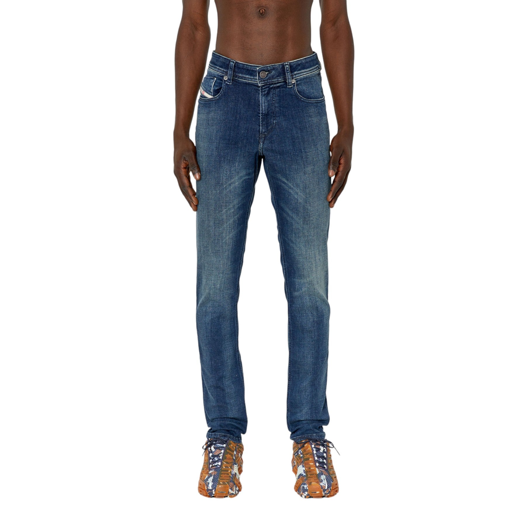 DIESEL 1979 SLEENKER 09F58 Mens Denim Jeans Slim Fit Stretch Cotton Skinny Pants