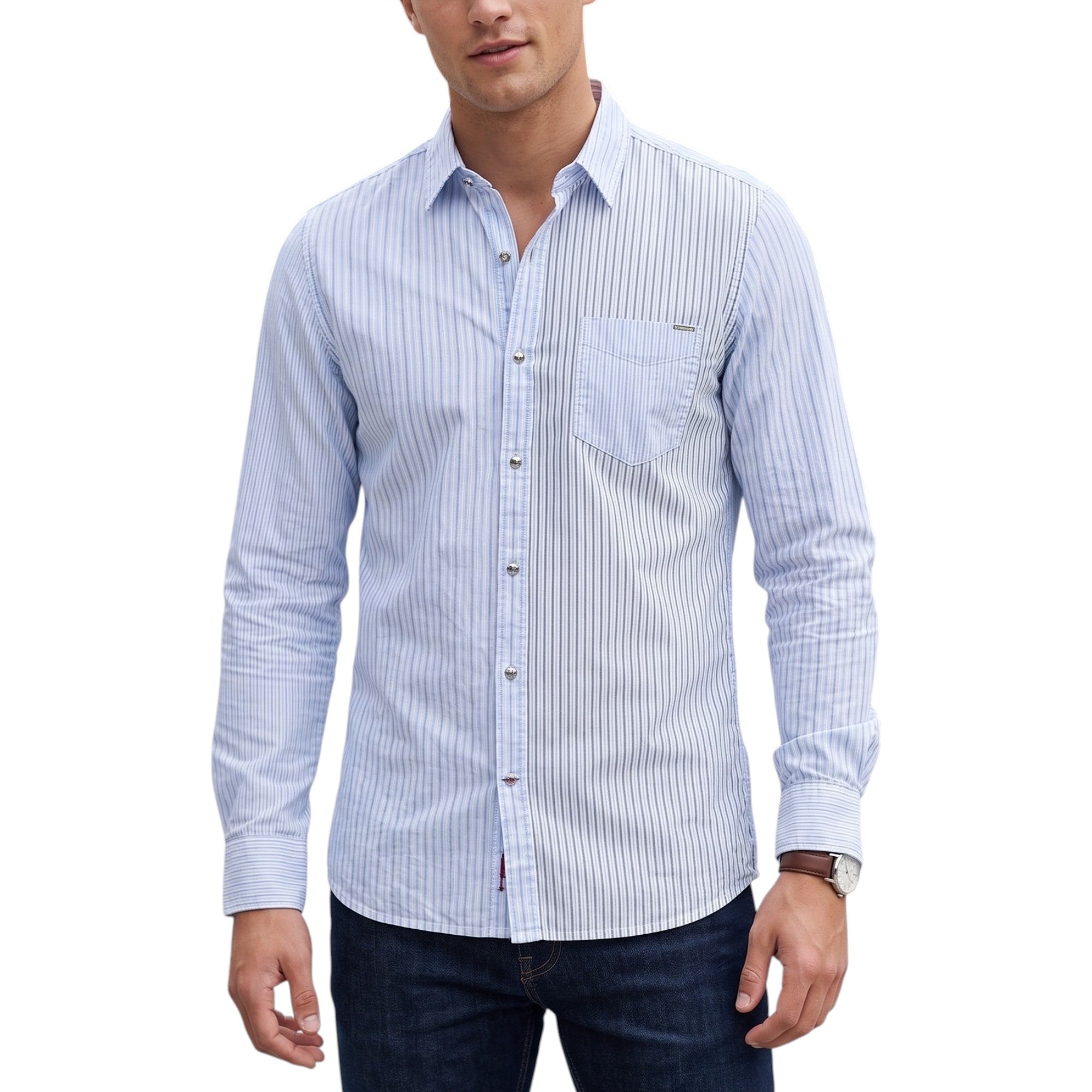 Diesel Mens Shirt C-Sanky Camicia Long Sleeve Summer New Top Premium Quality