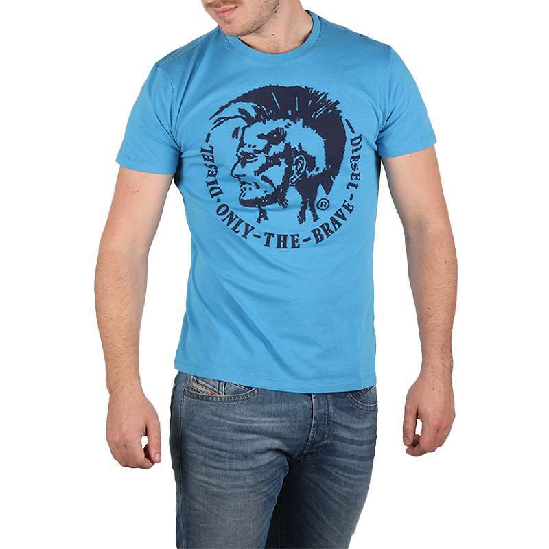 DIESEL T DIEGO FO Mens T Shirts Short Sleeve Crew Neck Casual Summer Cotton Tee