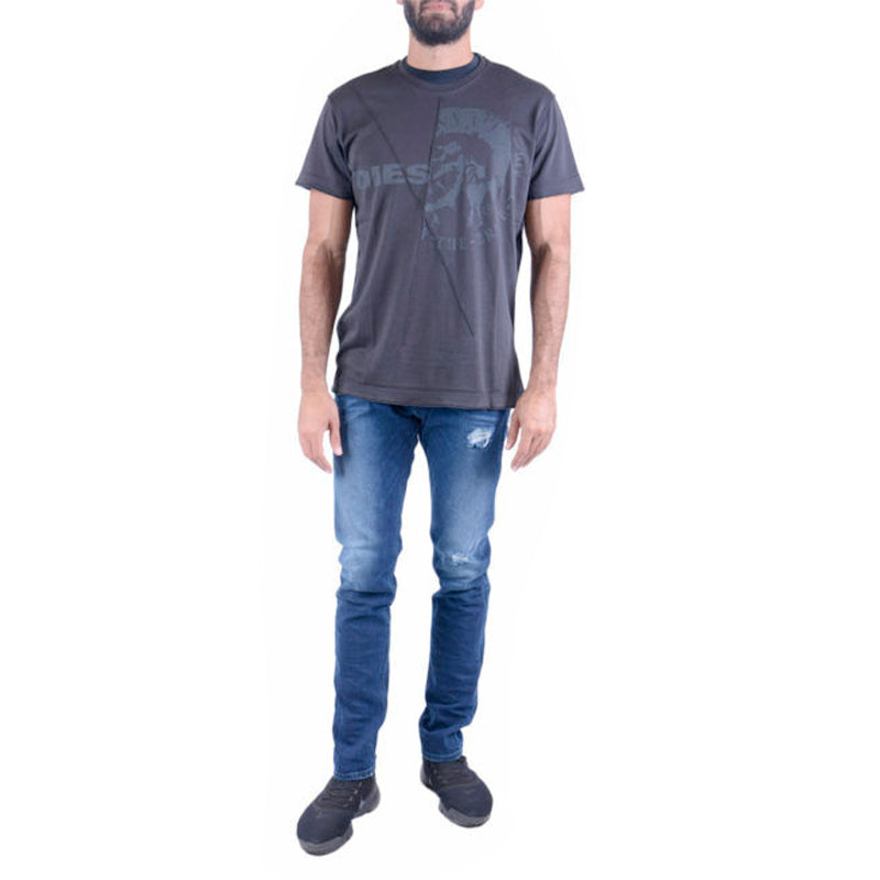 DIESEL TEPPHAR R14J8 Mens Denim Jeans Distressed Lyocell Slim Fit Carrot Trouser