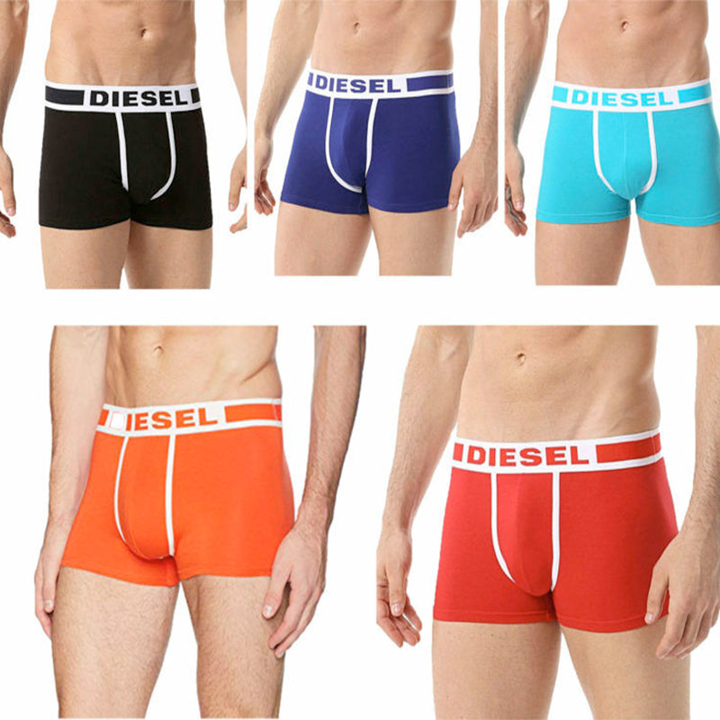 DIESEL FRESH & BRIGHT Mens Boxers Trunks Cotton Modal 1x Pack Comfy Underwear