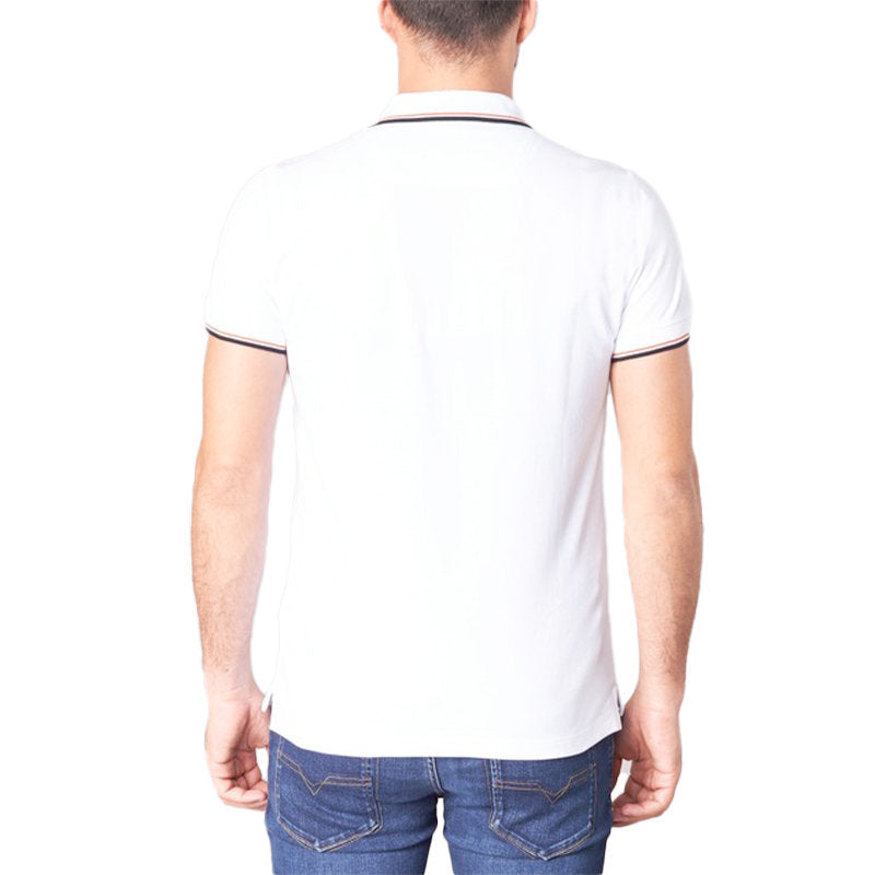 DIESEL T RANDY BROKEN Mens Polo T Shirts Short Sleeve White Cotton Golf Tee S-XL