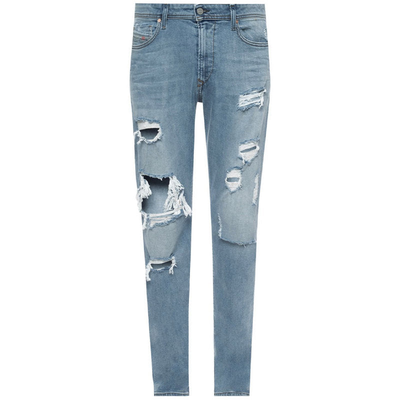 DIESEL DEEPZIP 084NU Mens Jeans Denim Stretch Slim Carrot Fit Casual Pant