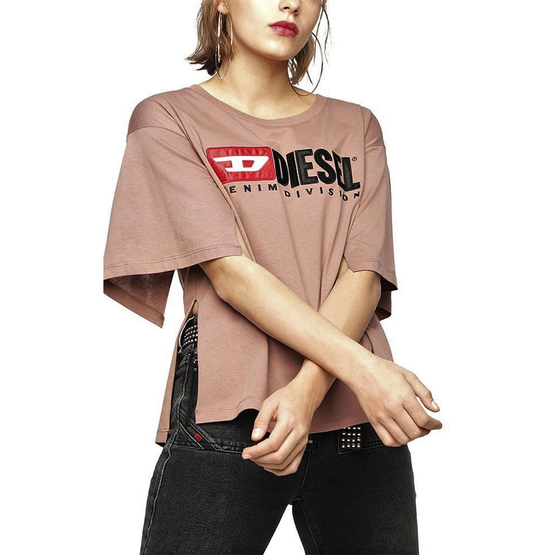 DIESEL T JACKY D Womens T Shirt Crew Neck Short Sleeve Top Casual Summer Tee