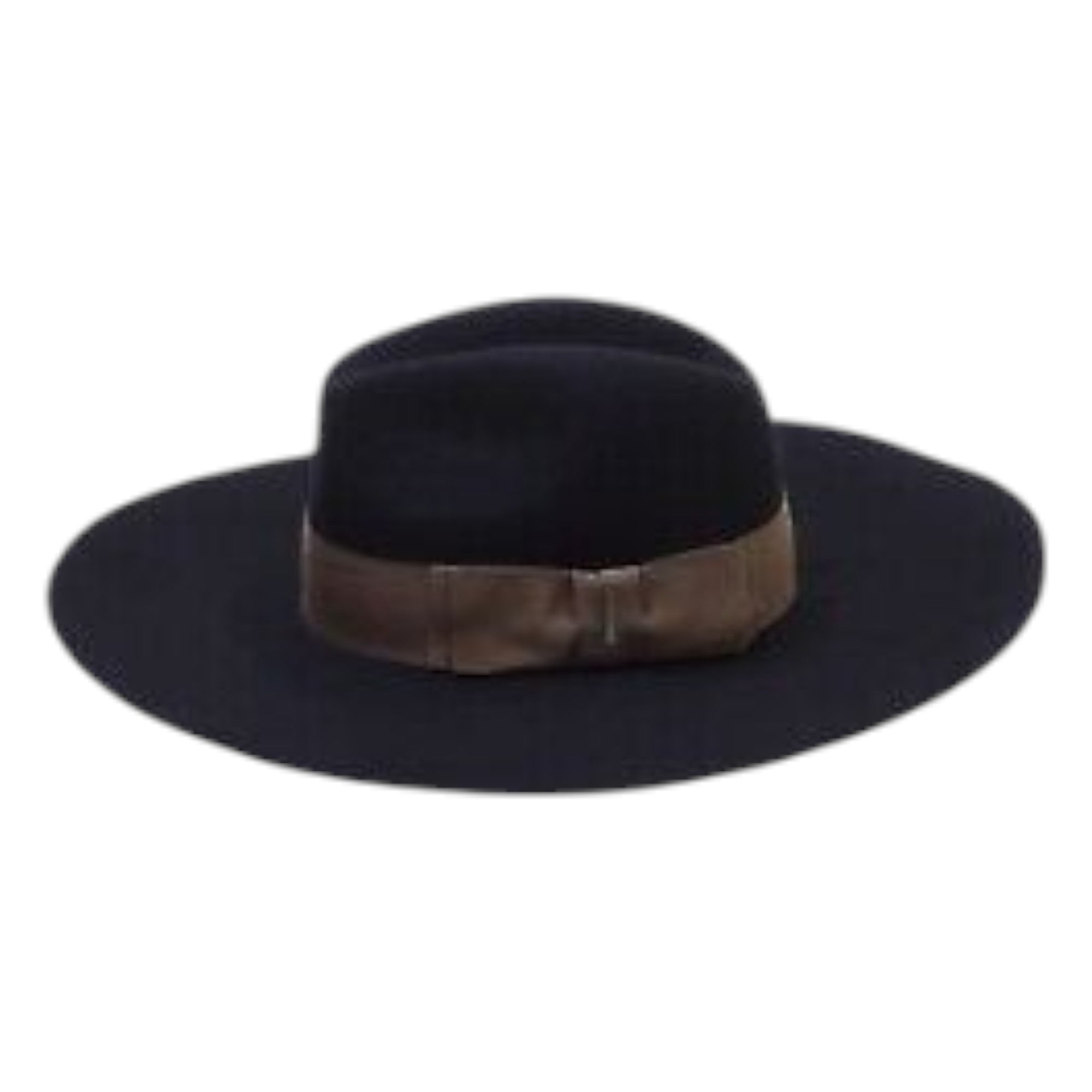 Diesel Womens Hat Chicchet Cappello Cap Black Summer Wool Wide BRIM Hats New