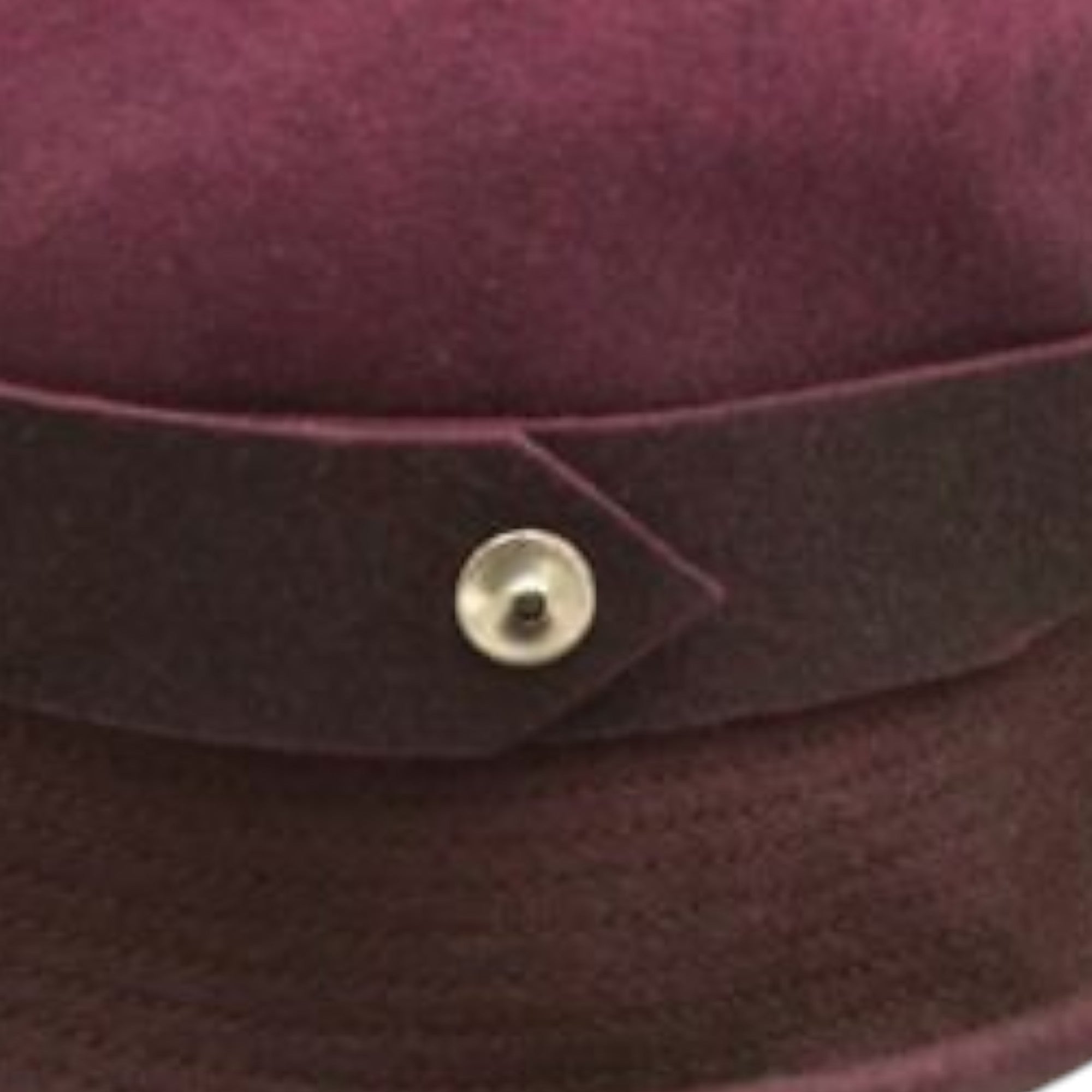 DIESEL Womens Hats CUINN CAPPELLO Stingy Brim Fedora Maroon Holiday Hat Lady