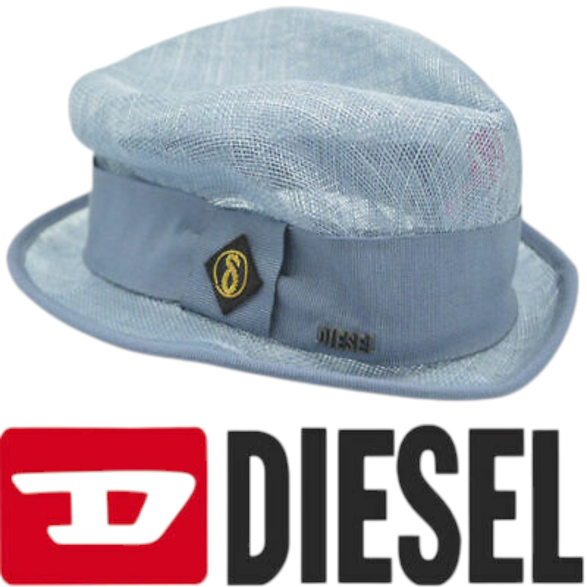 DIESEL Womens Hat CESAR CAPPELLO 00S32Z Fedora Summer Ladies Diesel Logo Cap