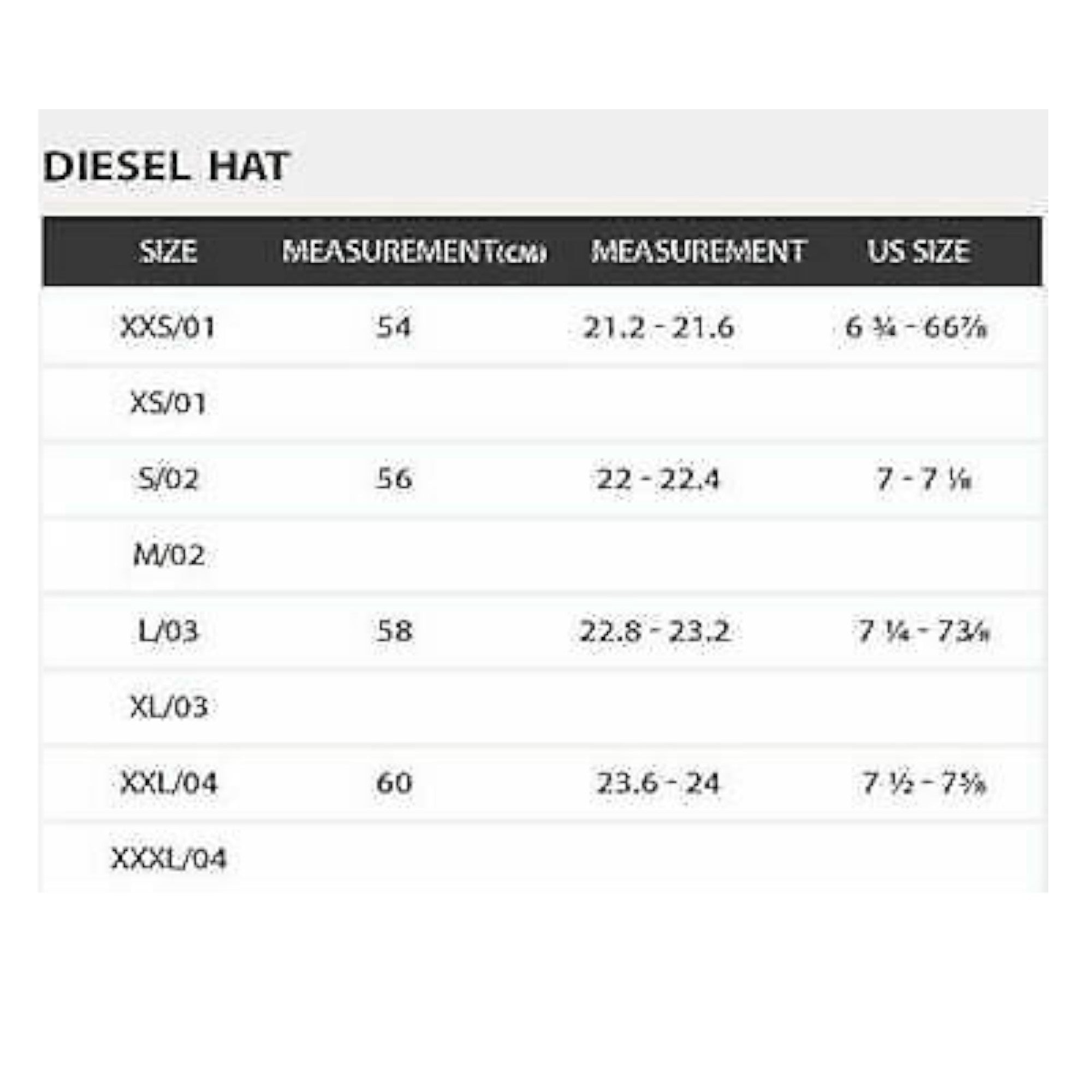 DIESEL Womens Hats CELO CAPELO 00S32V Fedora Girls Boater Hat ladies Summer Cap