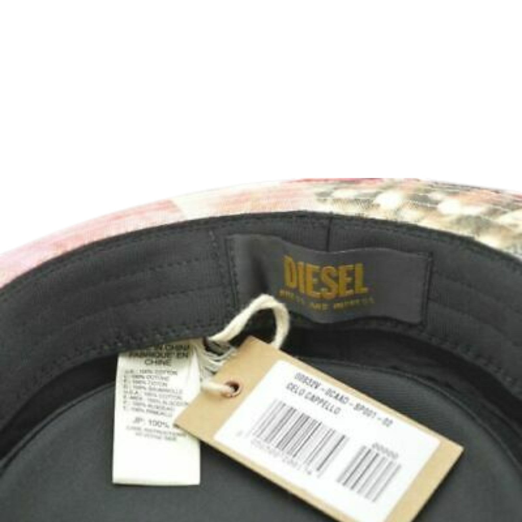 DIESEL Womens Hats CELO CAPELO 00S32V Fedora Girls Boater Hat ladies Summer Cap