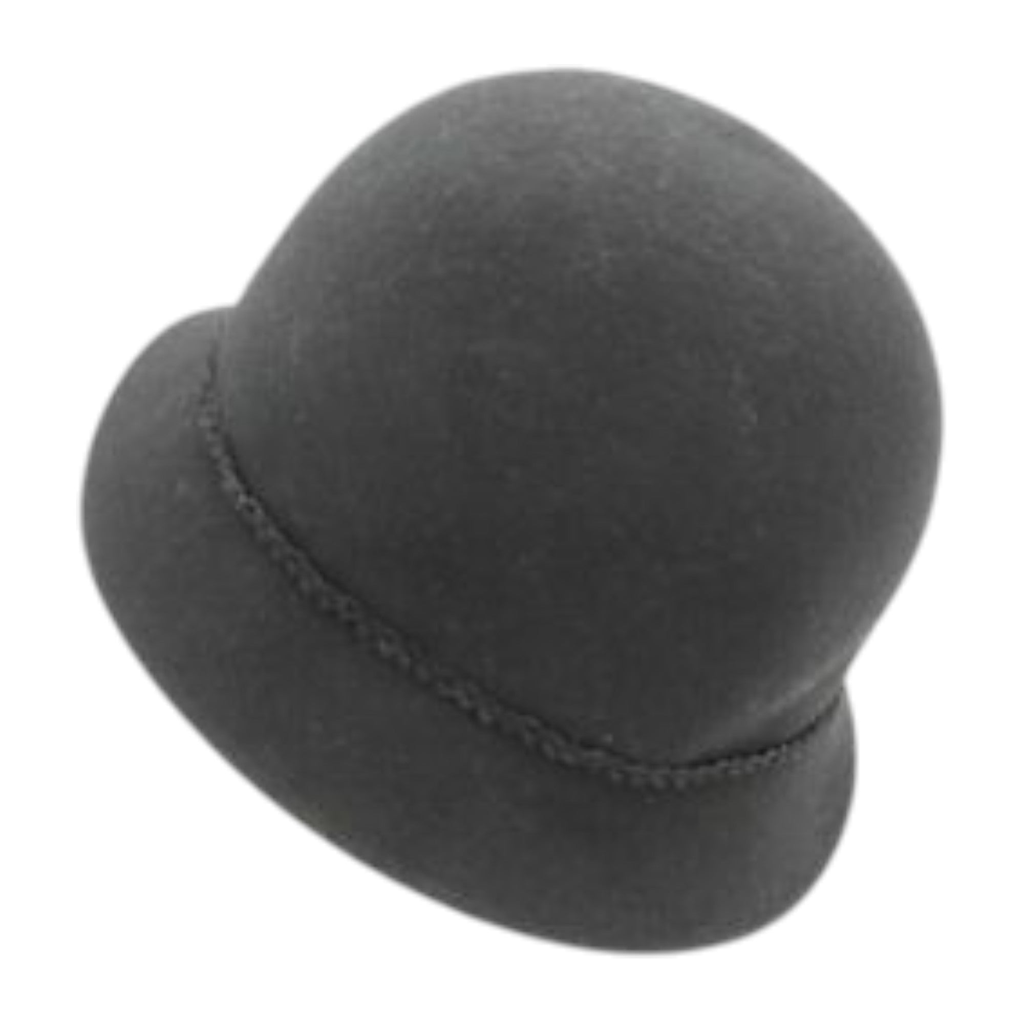 DIESEL Womens Hats CARTIN CAPPELLO Cloche Style Fedora Summer Hat Black Wool