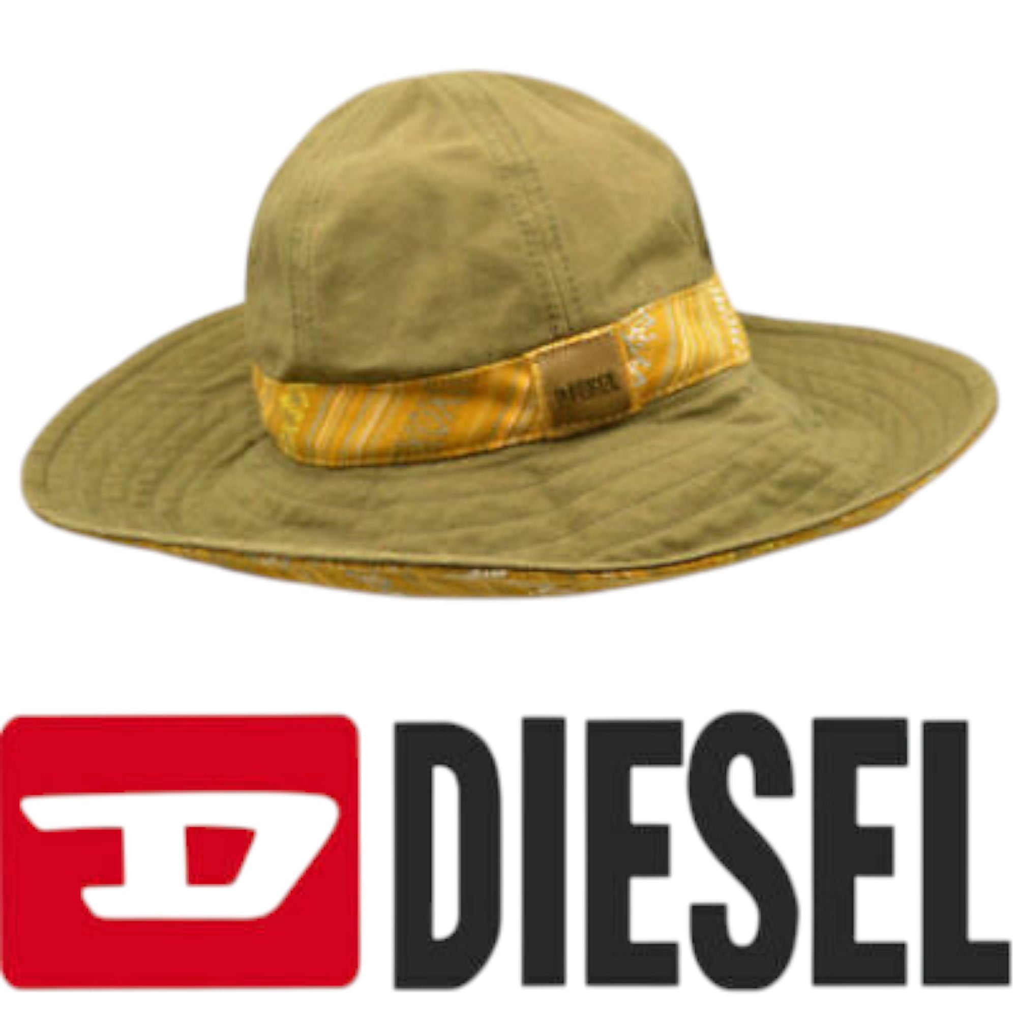 Diesel Womens Hats Chic Sombrero 00S1YA Trilby Cotton Summer Light Weight Cap