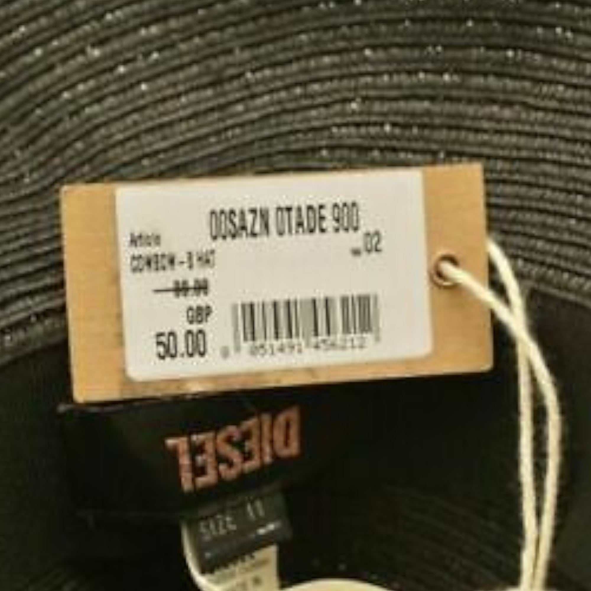 DIESEL Womens Hats Cowbow-B Hat Ladies Trilby Fedora Hat Ladies Summer New Cap