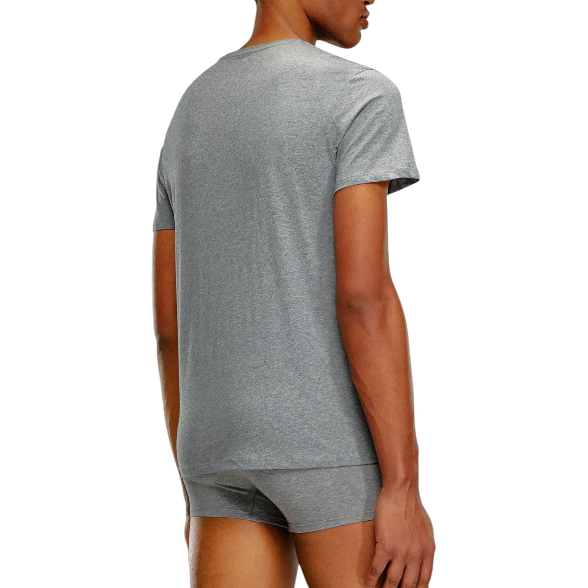 Diesel Jakethreepack Mens T Shirts Regular Fit 3x Pack Crew Cotton Gym Basic Tee