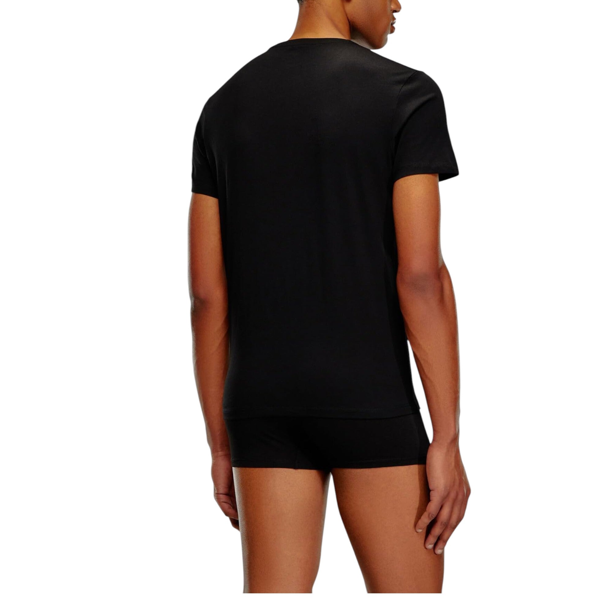 Diesel Jakethreepack Mens T Shirts Regular Fit 3x Pack Crew Cotton Gym Basic Tee