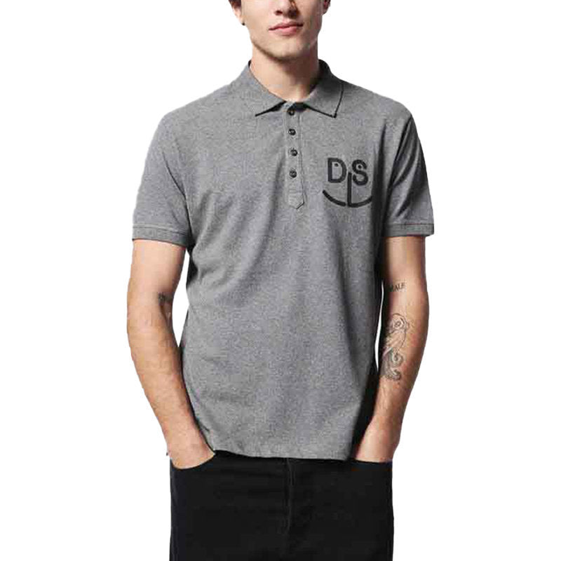 DIESEL Mens Polo Shirt Navy Black Grey Blue Classic Golf T-Shirt Size S M L XL