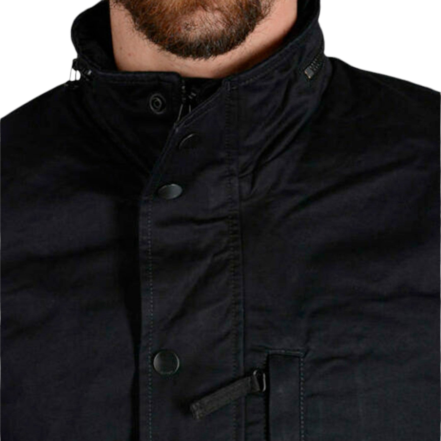 DIESEL J WINY Mens Parka Jacket Padded Quilted Navy Coat Casual Winter Outwear