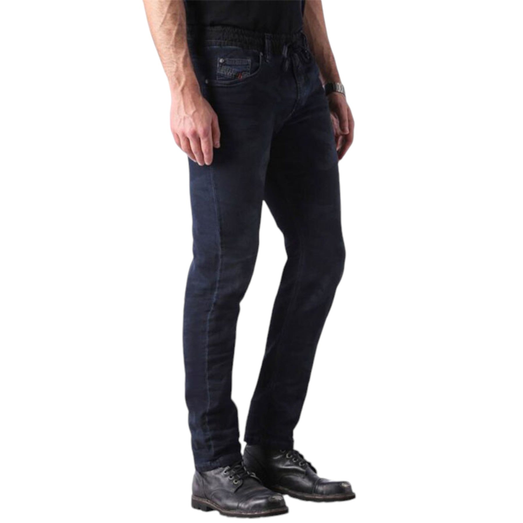 DIESEL WAYKEE NE 0673S Mens Denim Sweat Jogg Jeans Slim Fit Skinny Trouser Italy