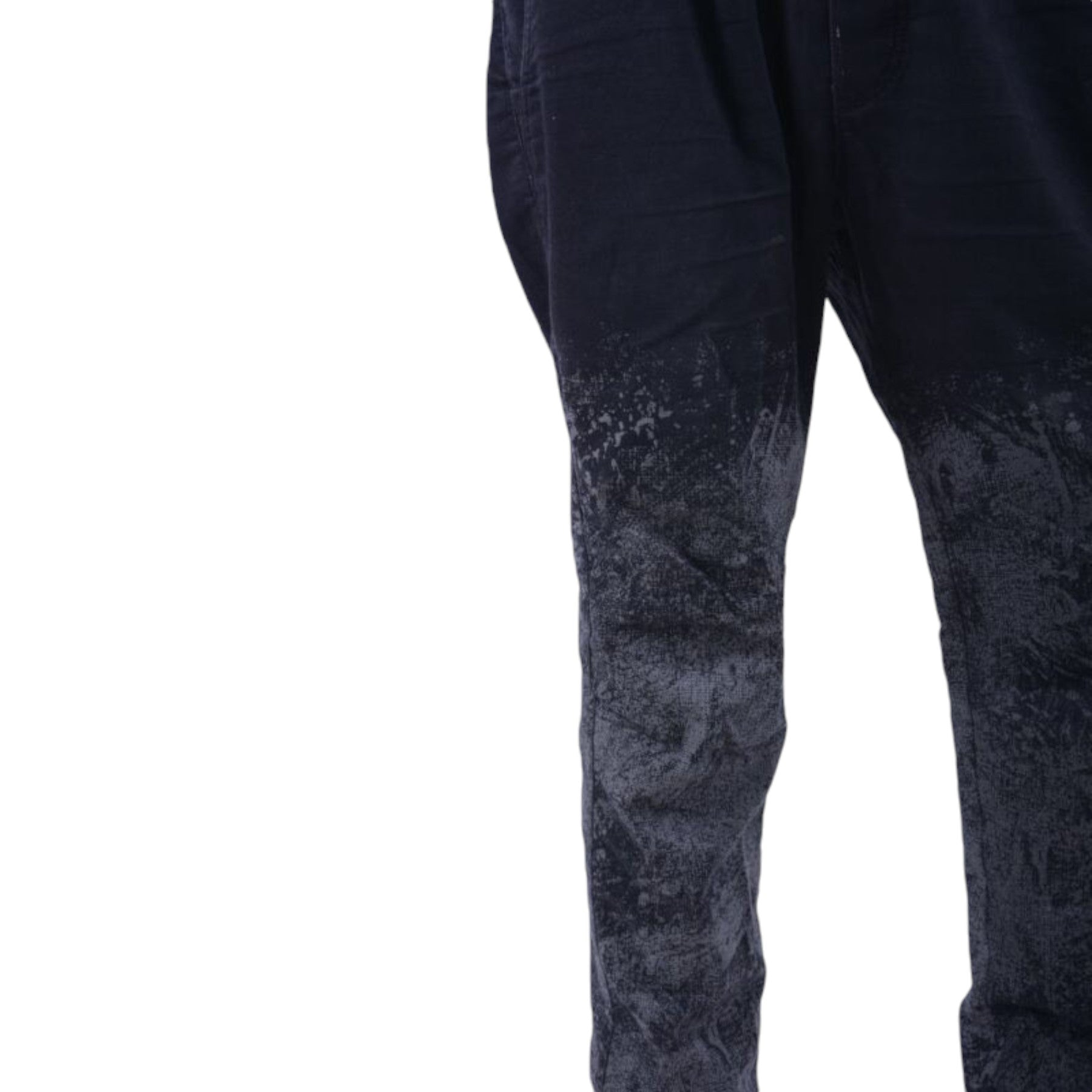 DIESEL BAKARI NE 0678E Mens Denim Jogg Jeans Slim Fit Zip Tapered Italy Black