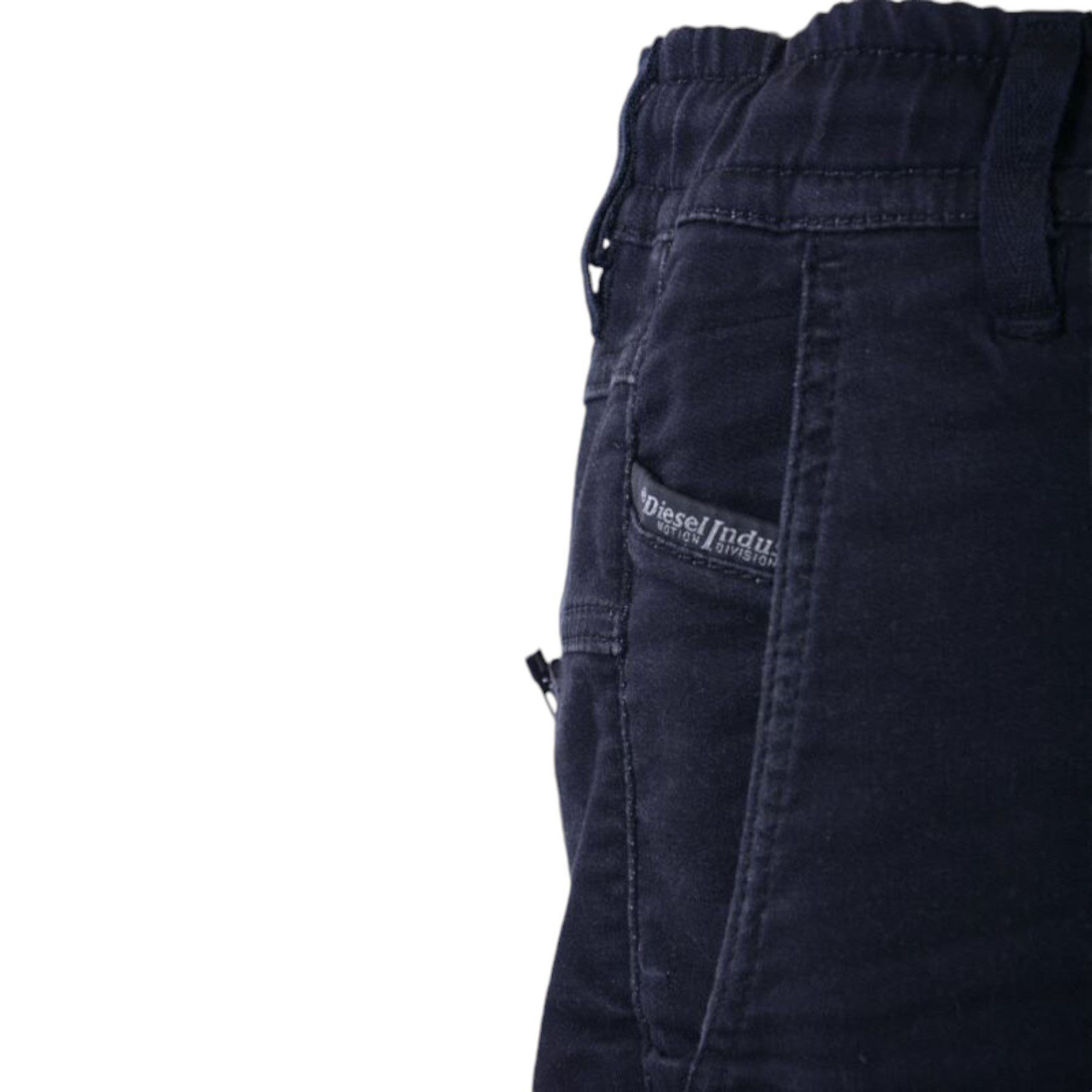 DIESEL BAKARI NE 0678E Mens Denim Jogg Jeans Slim Fit Zip Tapered Italy Black