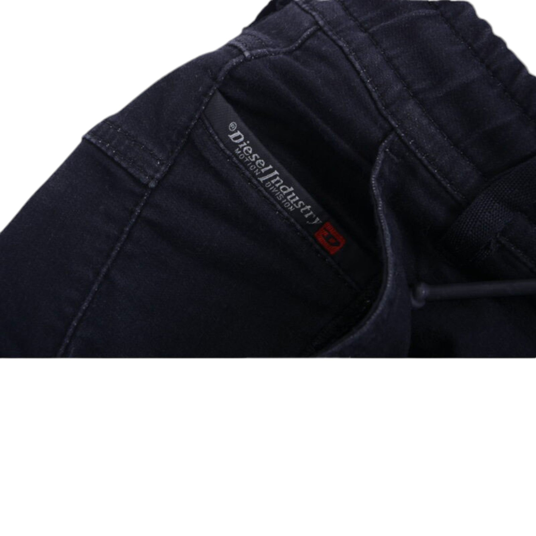 DIESEL BAKARI NE 0678E Mens Denim Jogg Jeans Slim Fit Zip Tapered Italy Black