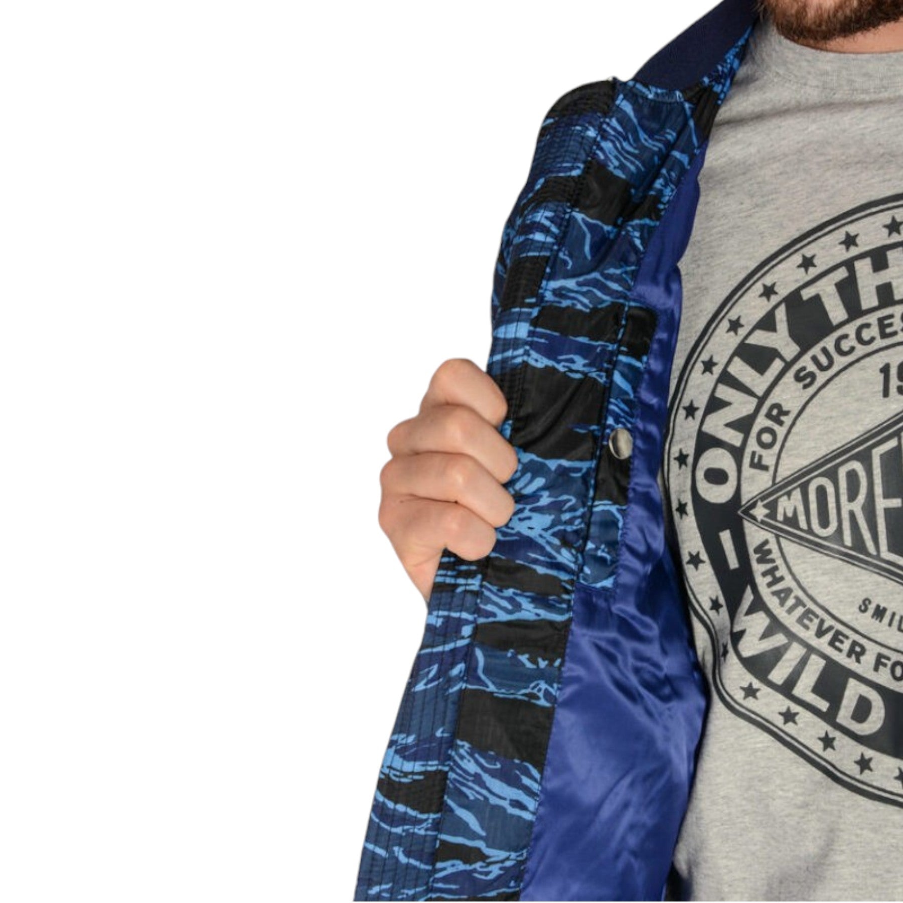 DIESEL W-CAMU Mens Bomber Jacket Quilted Winter Outwear Coat