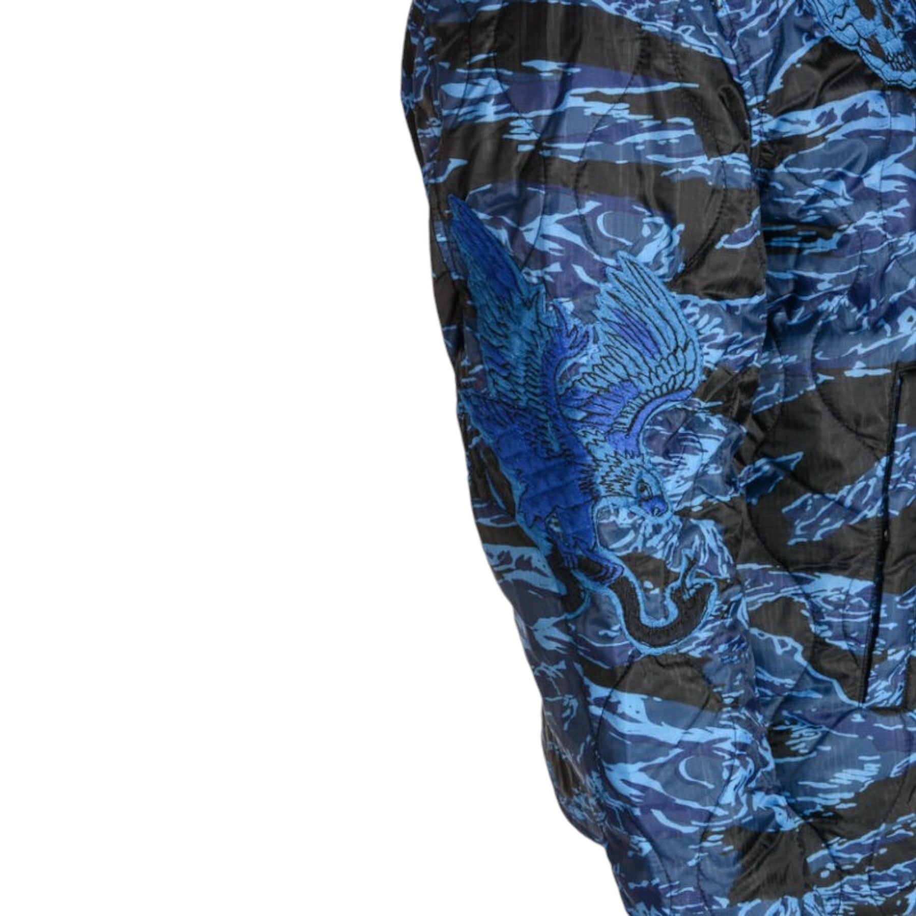 DIESEL W-CAMU Mens Bomber Jacket Quilted Winter Outwear Coat