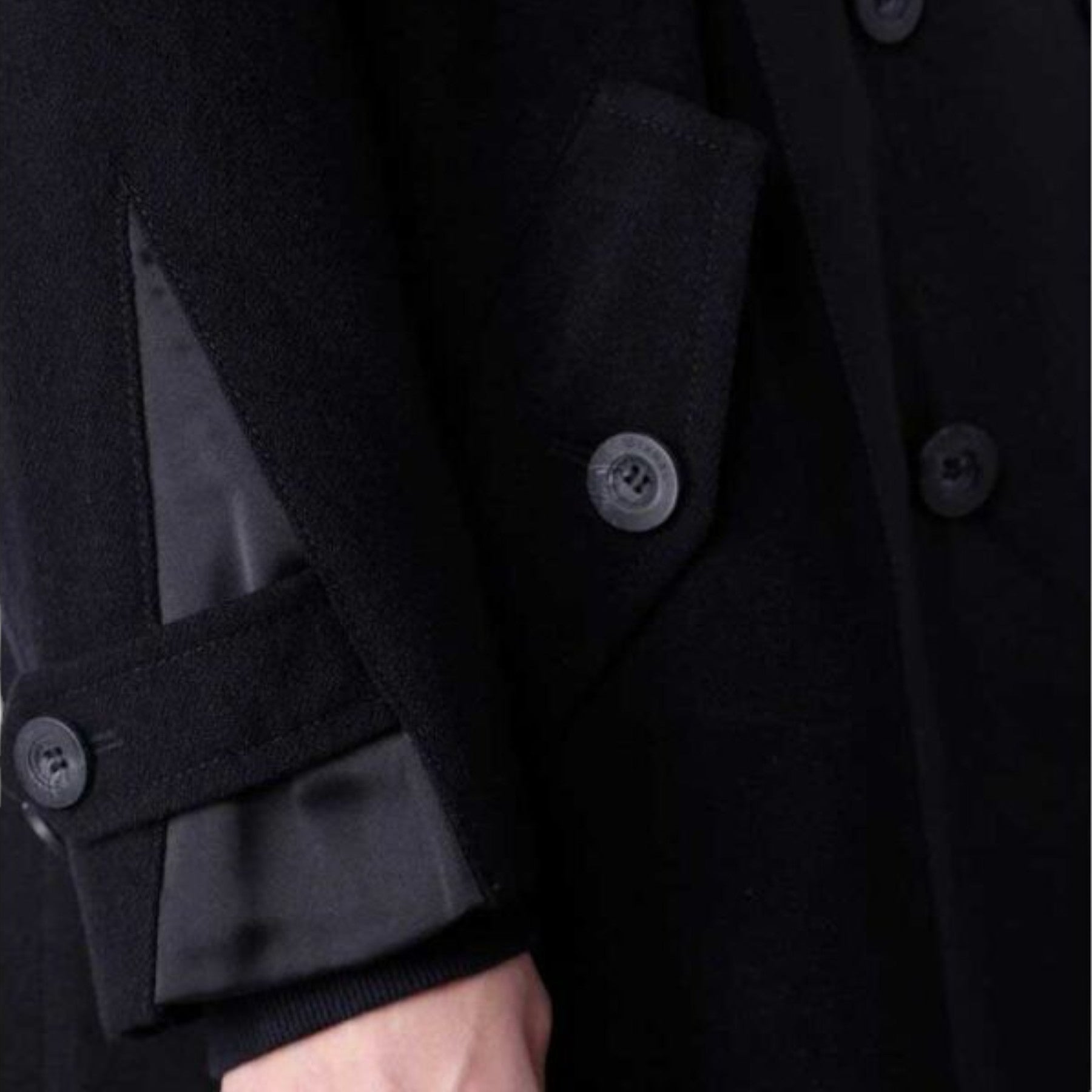 DIESEL W-DEELY 0PAKV Womens Trench Coat knee long Summer Outwear Black Waistcoat