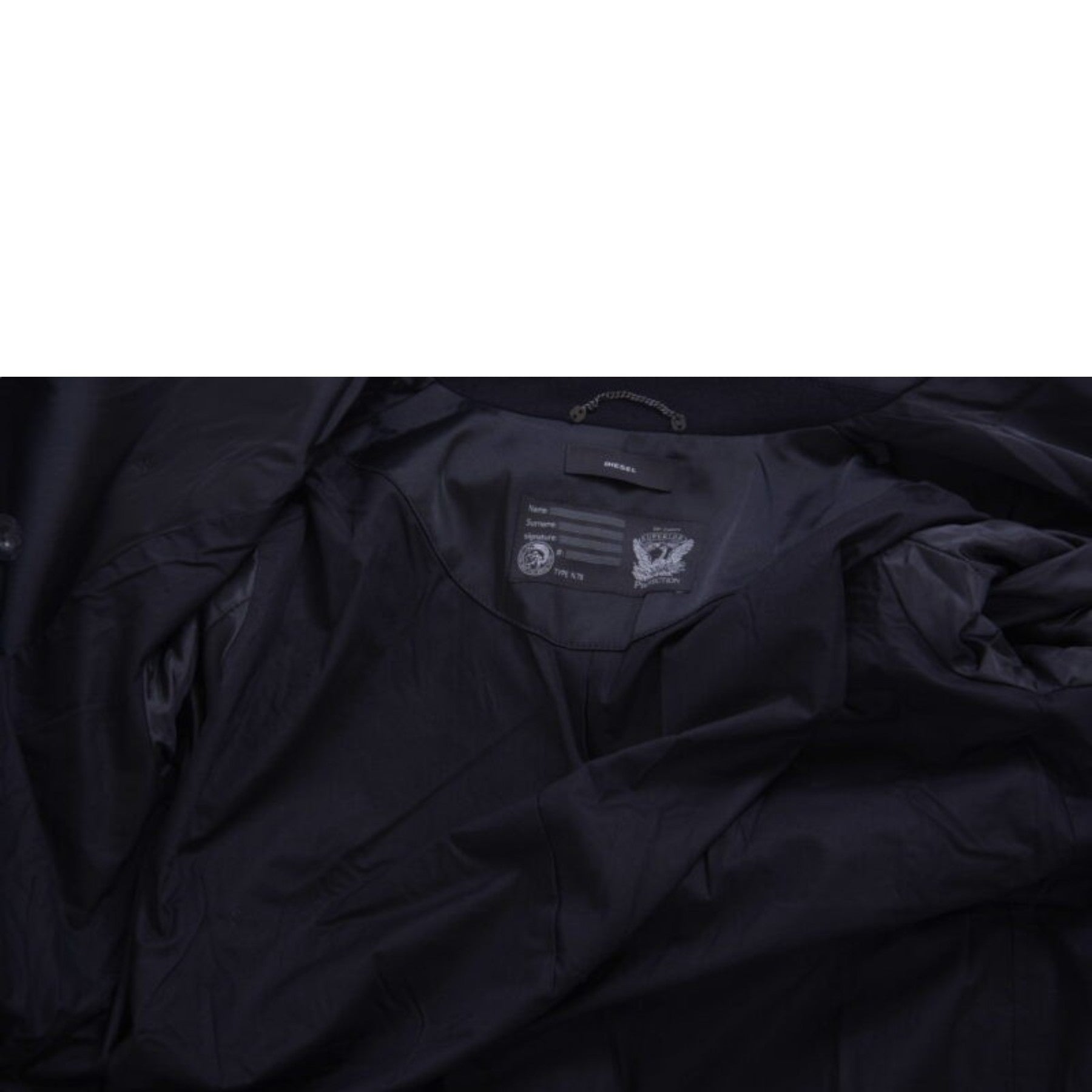 DIESEL W-DEELY 0PAKV Womens Trench Coat knee long Summer Outwear Black Waistcoat