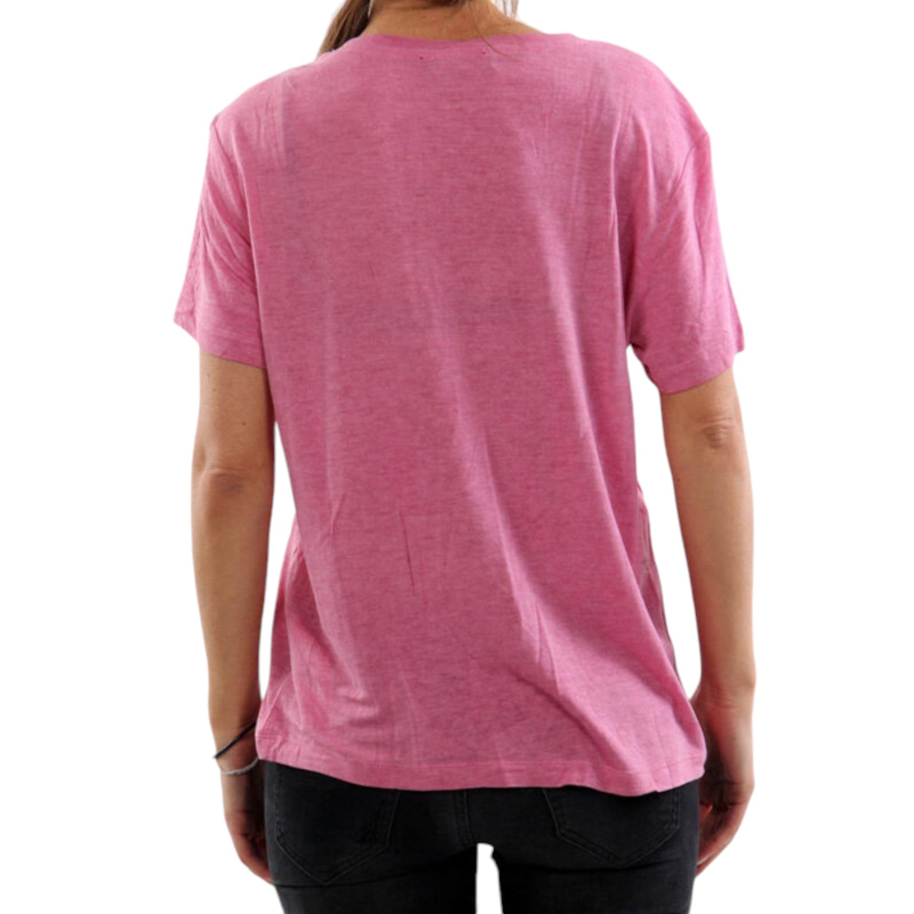 DIESEL T MORIPRINT Womens T Shirts Crew Neck Short Sleeve Classic Loose Fit Tee