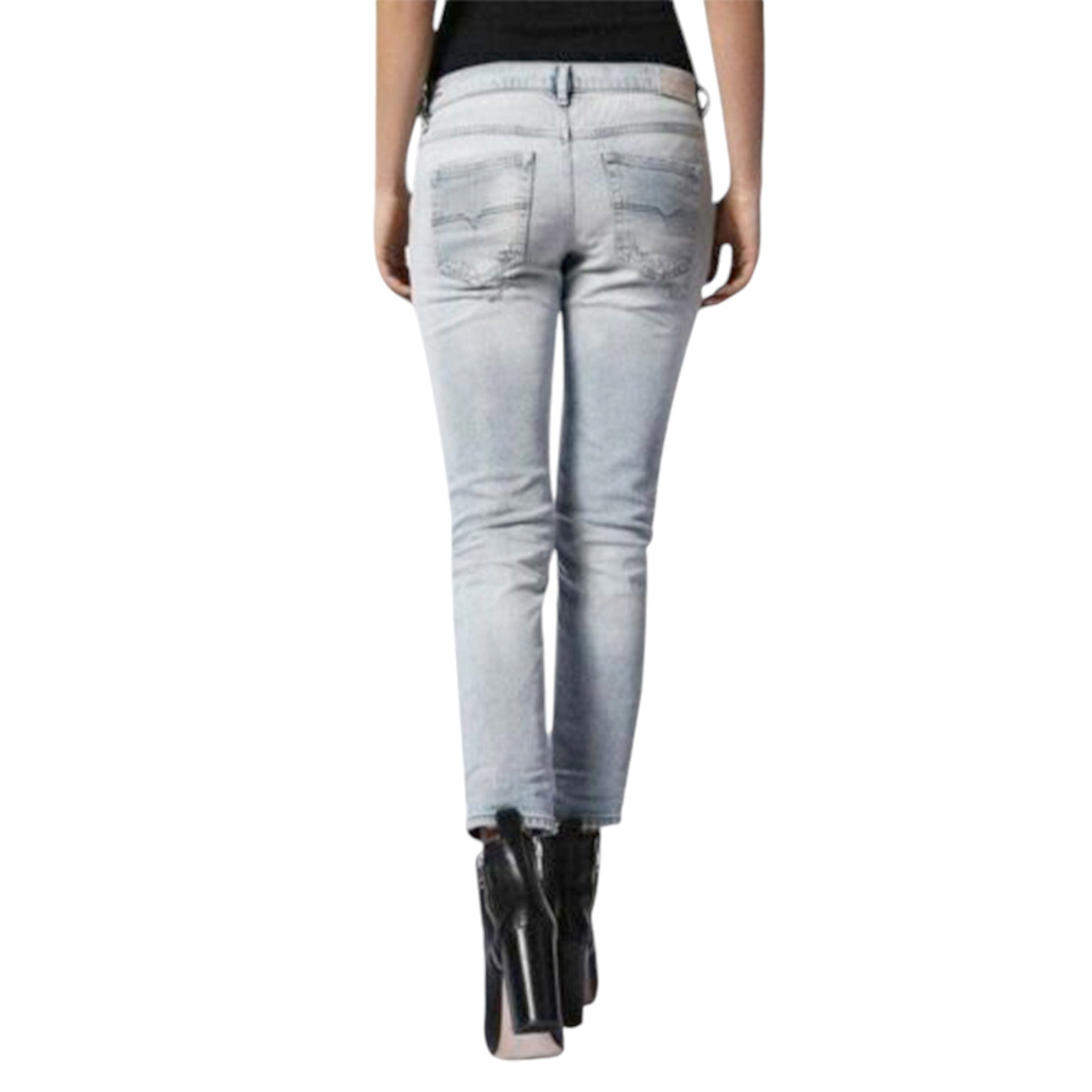 DIESEL BELTHY 084DM Womens Denim Jeans Lyocell D.N.A Stretch Regular Slim