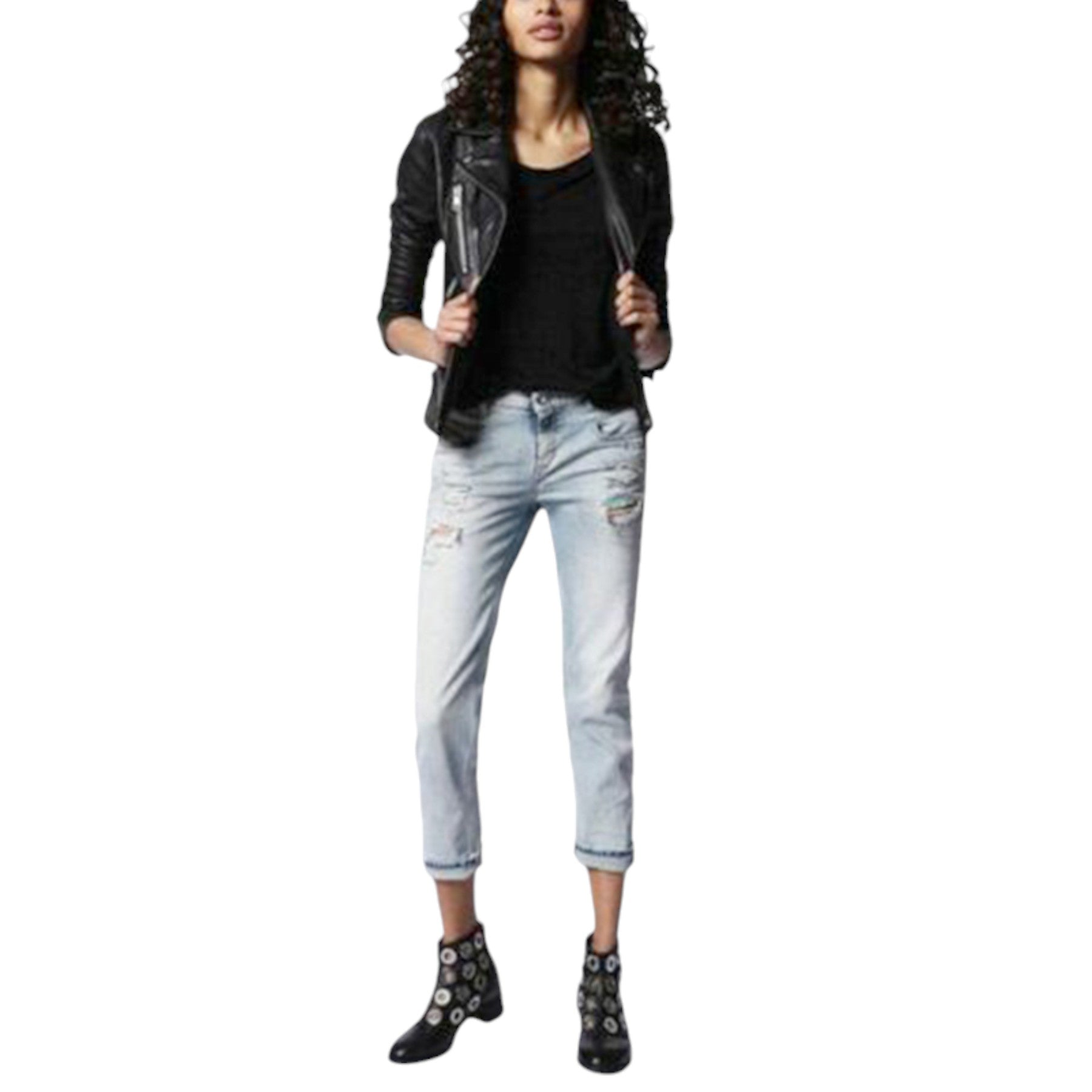 DIESEL BELTHY 084DM Womens Denim Jeans Lyocell D.N.A Stretch Regular Slim