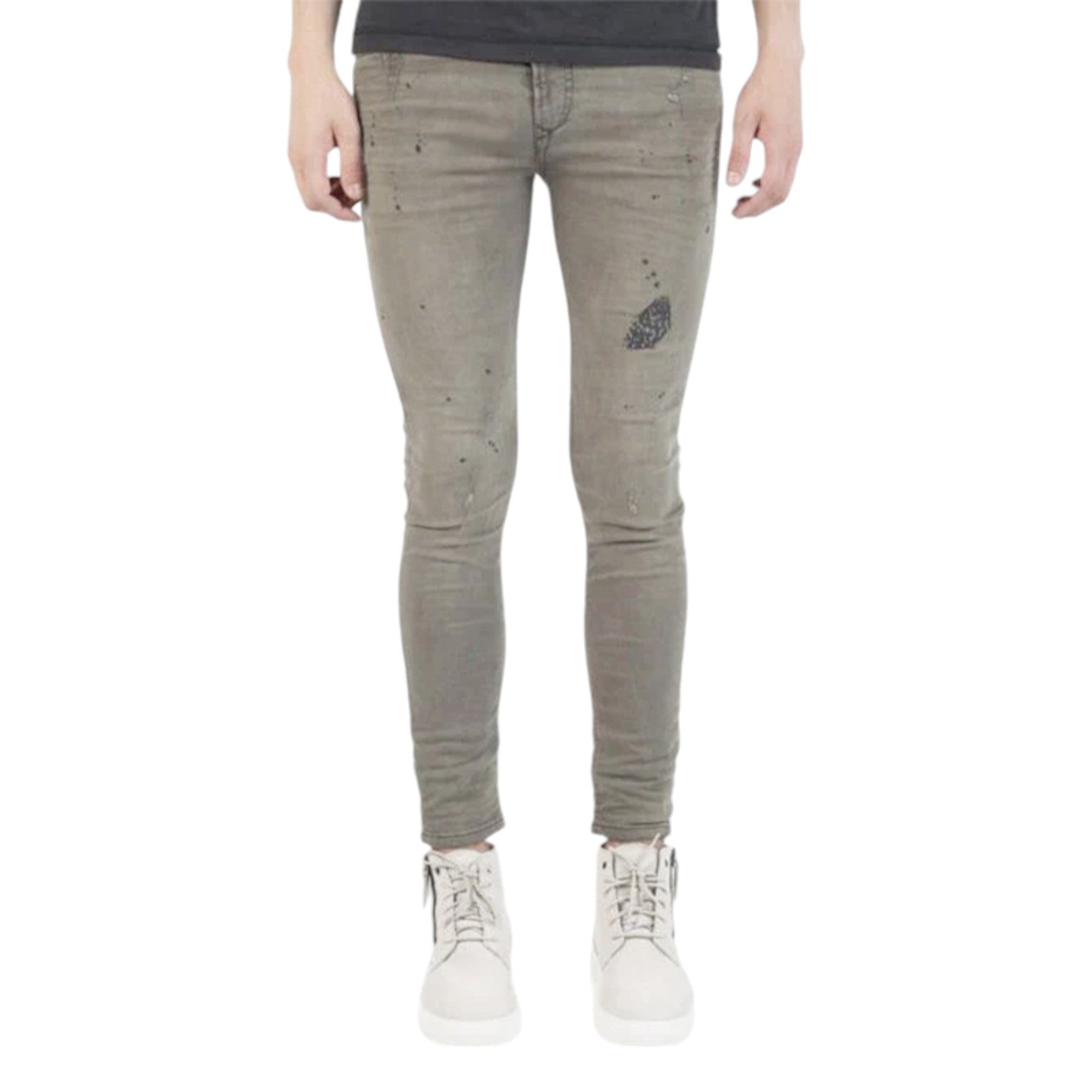 DIESEL SPENDER NE 0856U Mens Denim Jeans Slim Fit Skinny Casual Sweat Jogg Pants