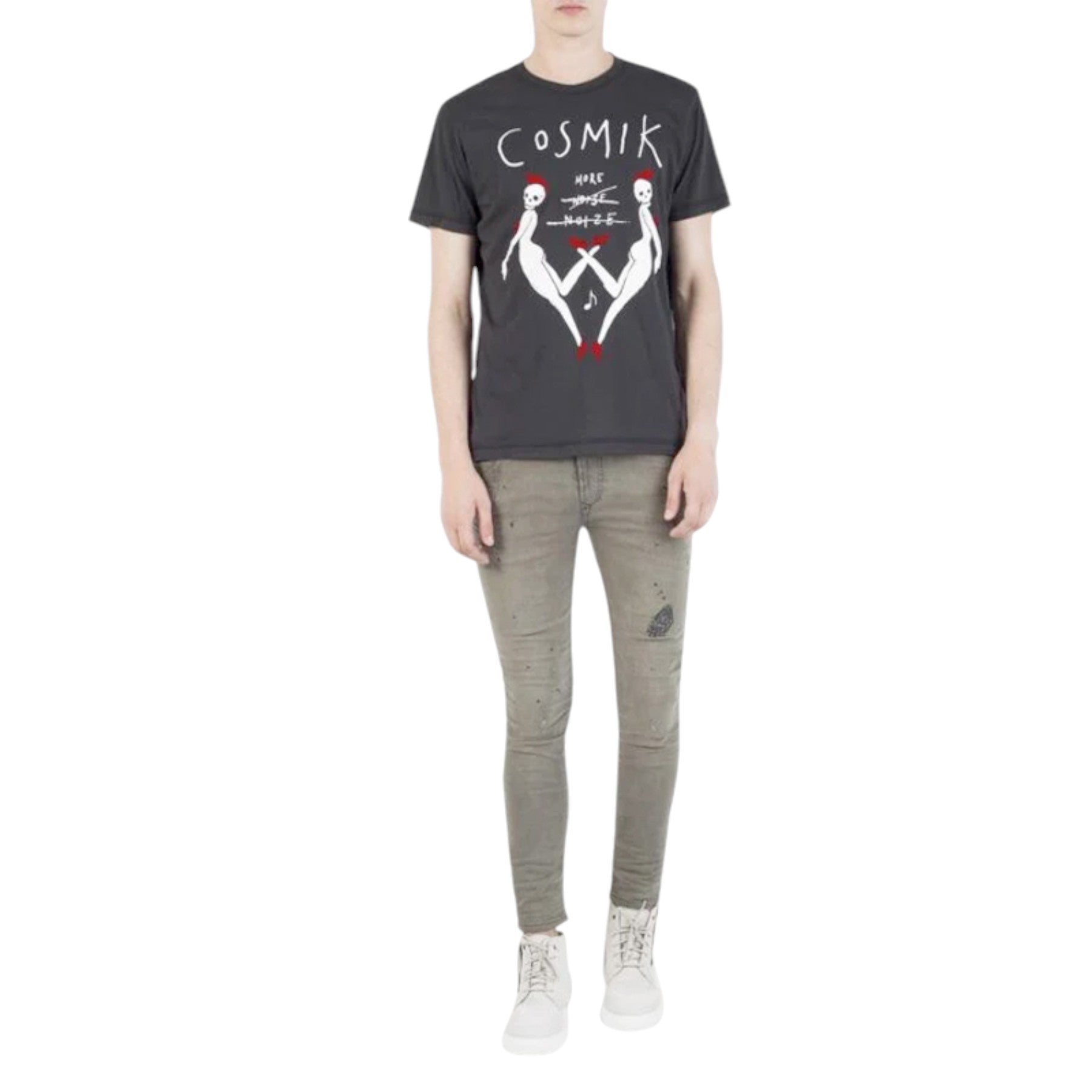 DIESEL SPENDER NE 0856U Mens Denim Jeans Slim Fit Skinny Casual Sweat Jogg Pants