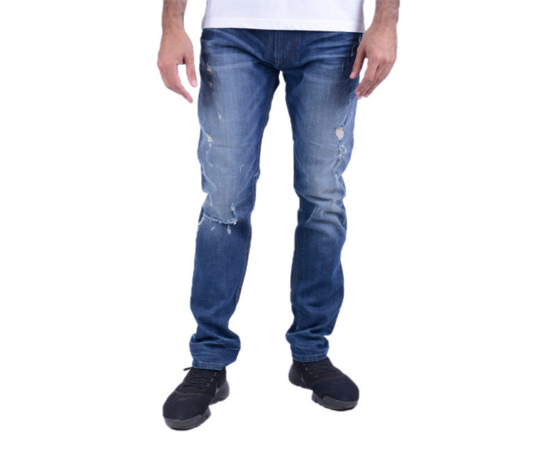 DIESEL THAVAR XP R480R Mens Jeans Stretch Distress Pants Slim Fit Denim Trousers