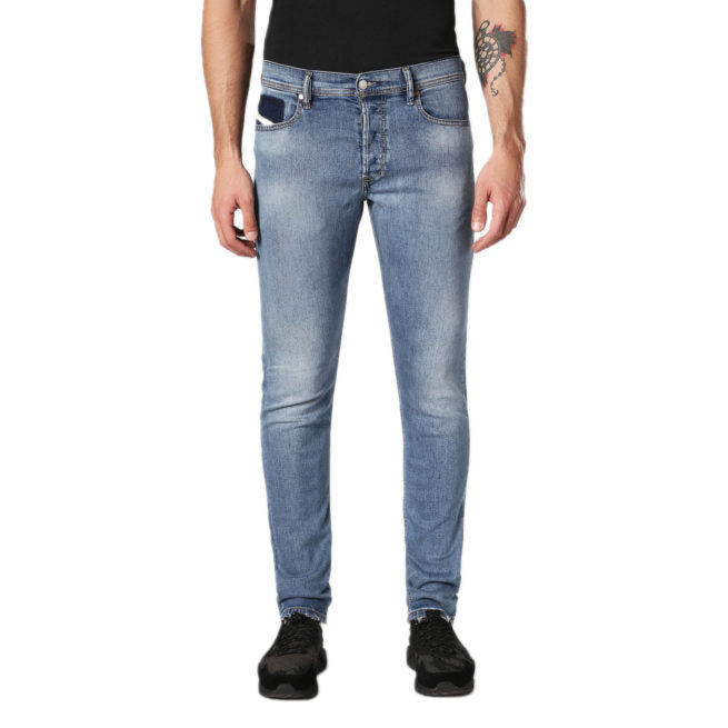 DIESEL TEPPHAR 084SV Mens Jeans Stretch Lyocell Trousers Slim Casual Denim Pants