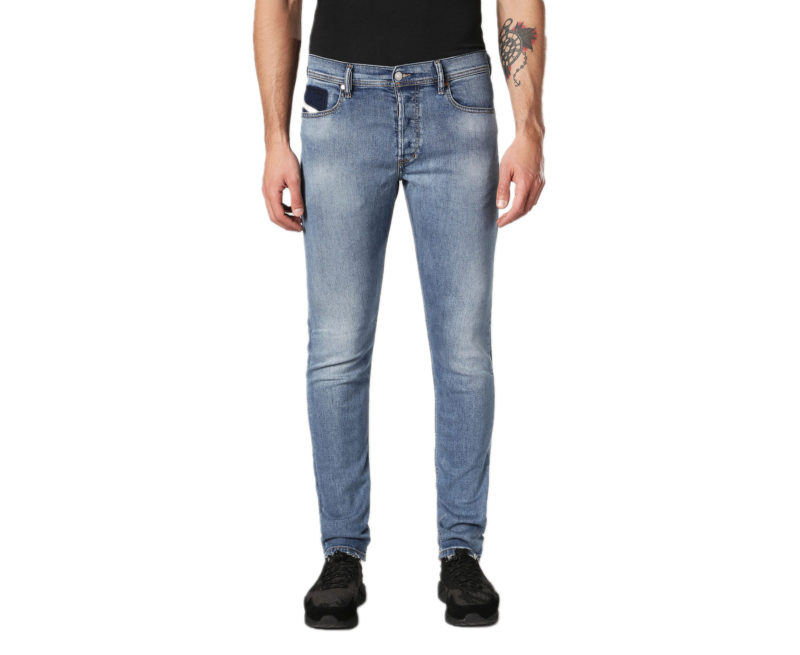 DIESEL TEPPHAR 084SV Mens Jeans Stretch Lyocell Trousers Slim Casual Denim Pants