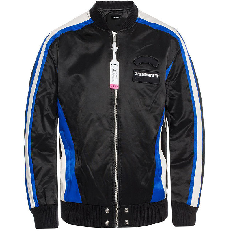 DIESEL J RYUU 0AAUI Mens Jackets Biker Bomber Coats Casual Racer Jumper