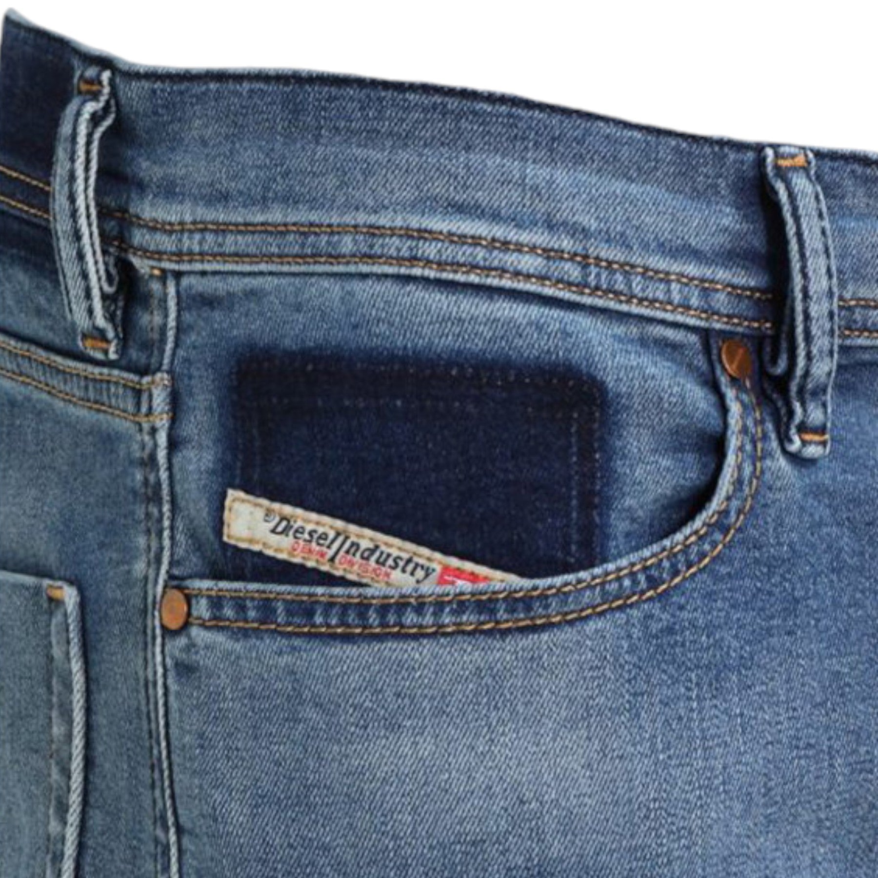 DIESEL TEPPHAR 084SV Mens Jeans Stretch Lyocell Trousers Slim Casual Denim Pants