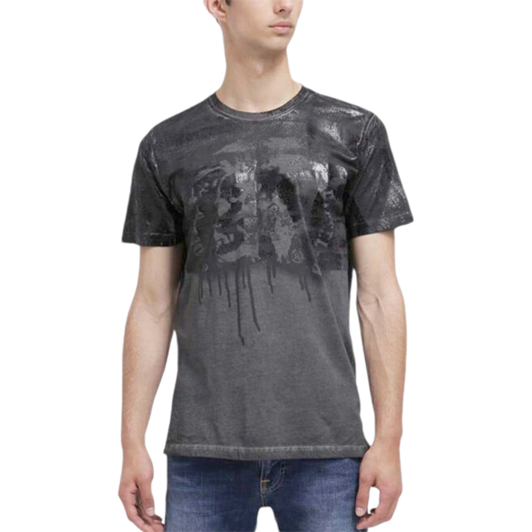 DIESEL T RODOL Mens T Shirt Short Sleeve Crew Neck Graphic Print Casual Wear