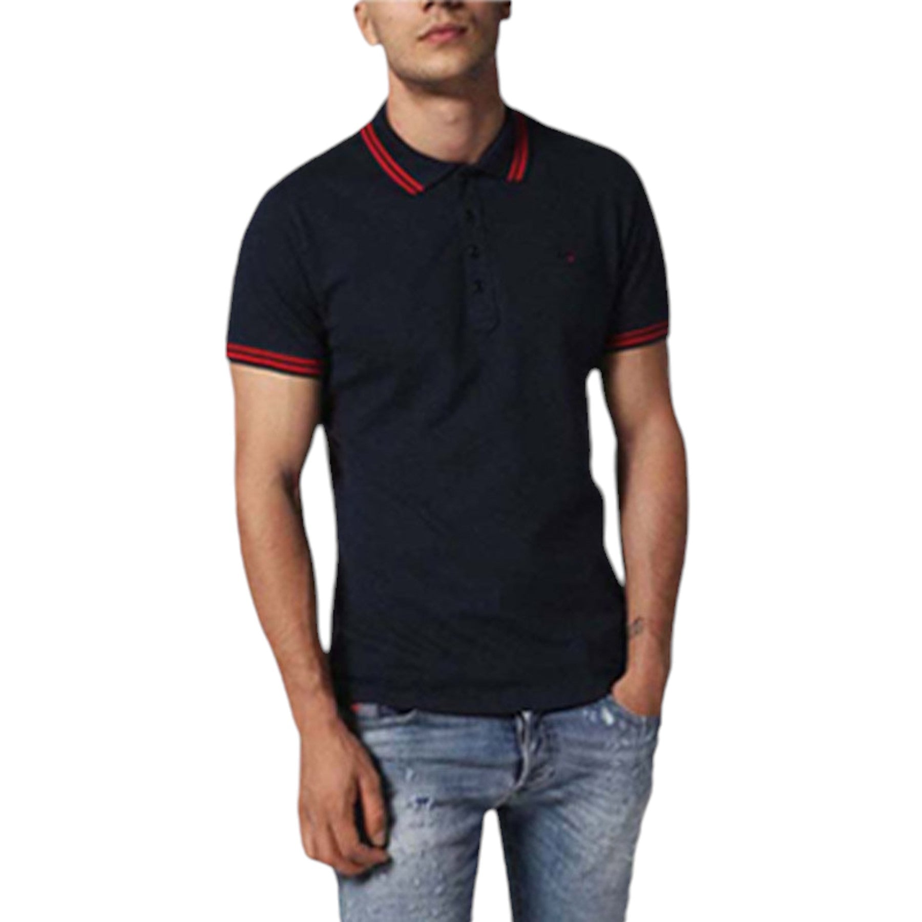 DIESEL T RANDY Mens Polo Shirt Classic Golf T-Shirt Casual Summer Polo Tees