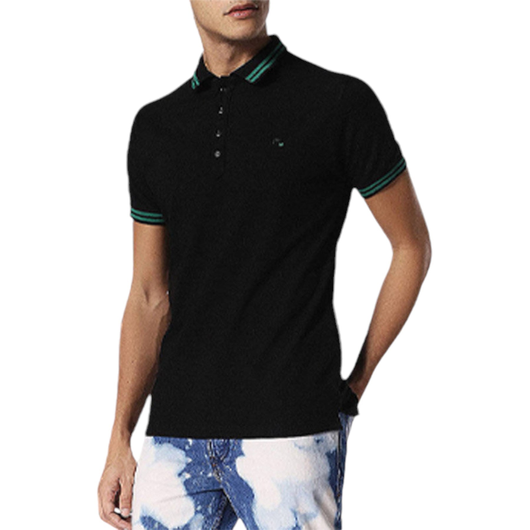 DIESEL T RANDY Mens Polo Shirt Classic Golf T-Shirt Casual Summer Polo Tees