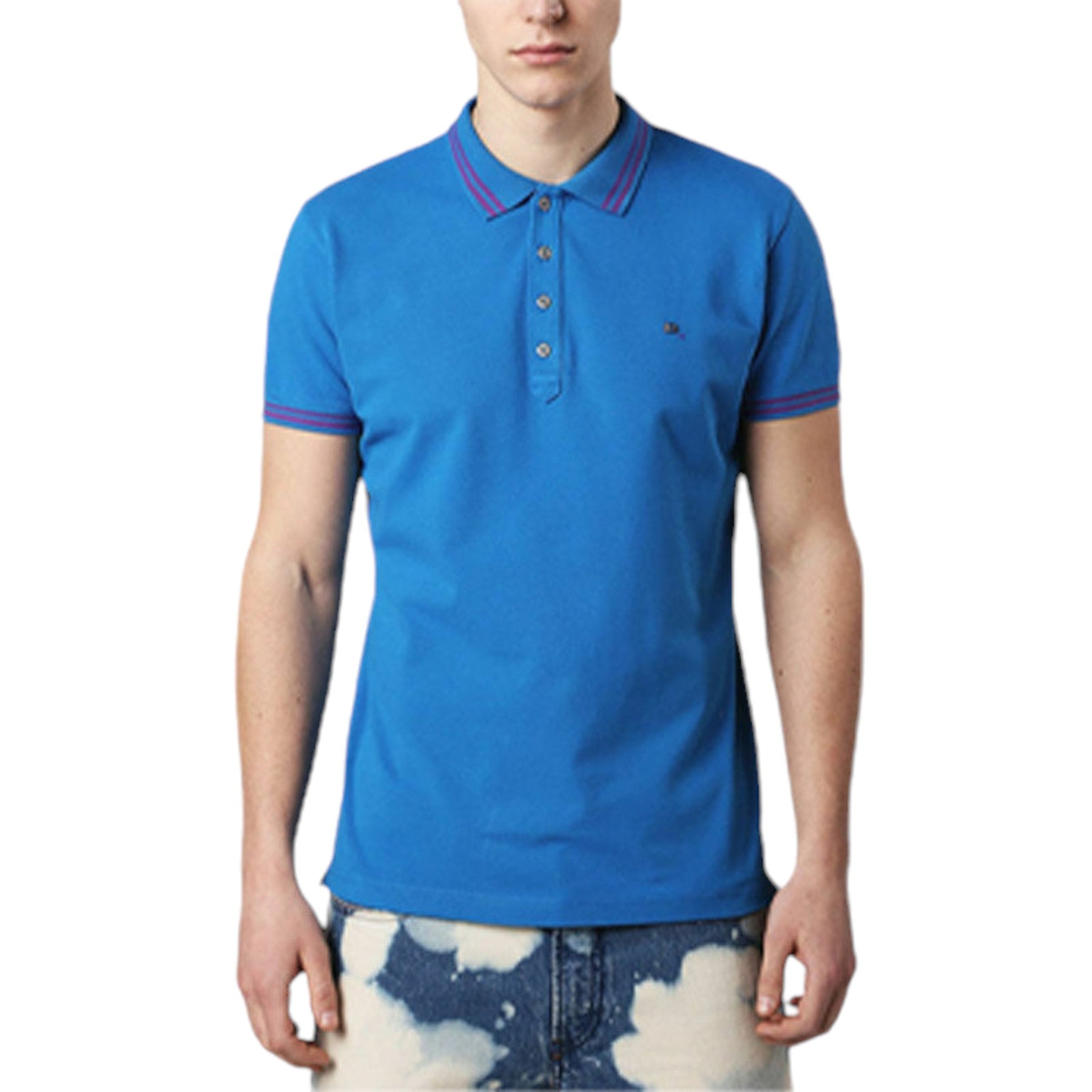 DIESEL T RANDY Mens Polo Shirt Classic Golf T-Shirt Casual Summer Polo Tees